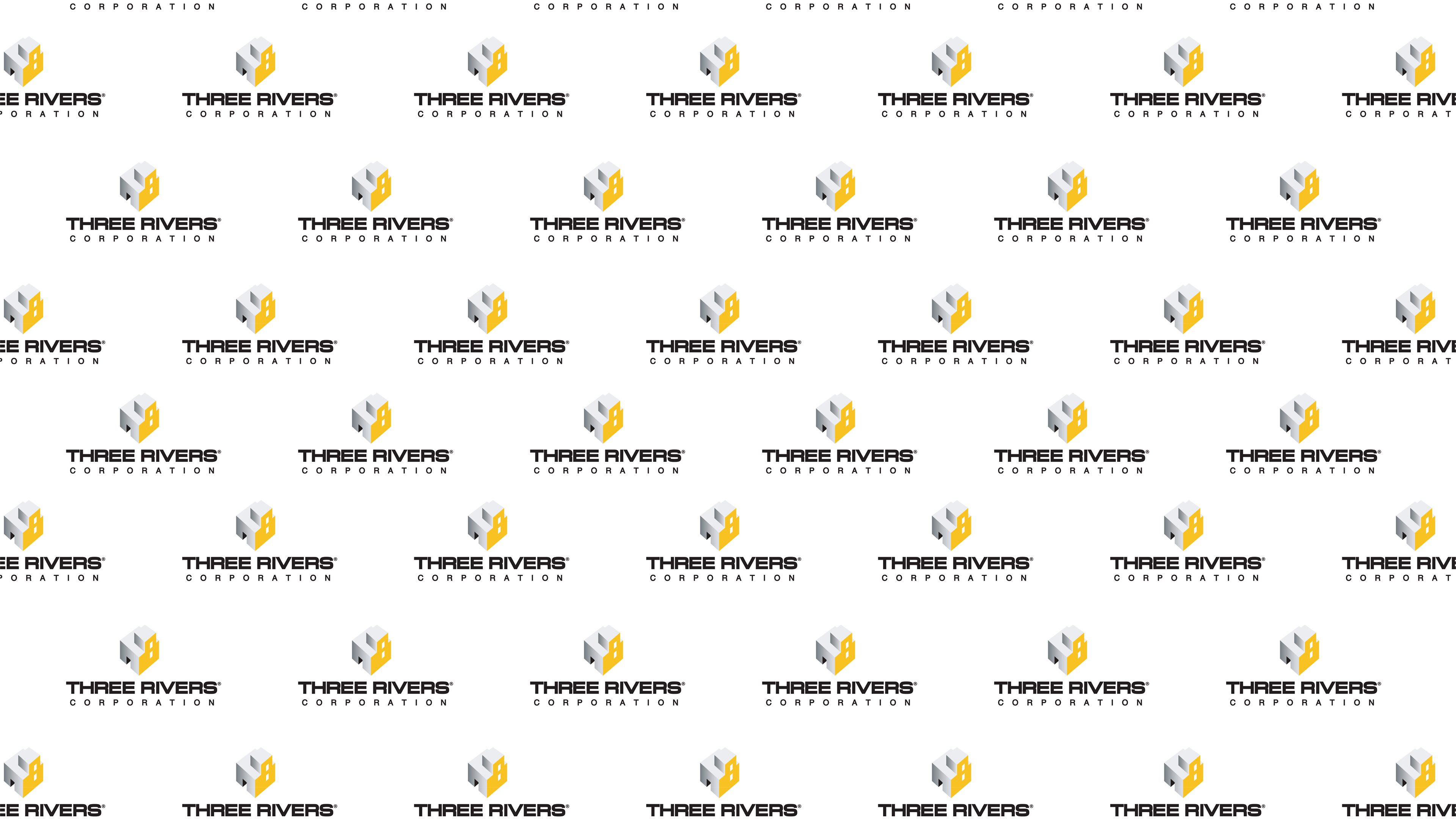 White Logo Pattern Zoom Background