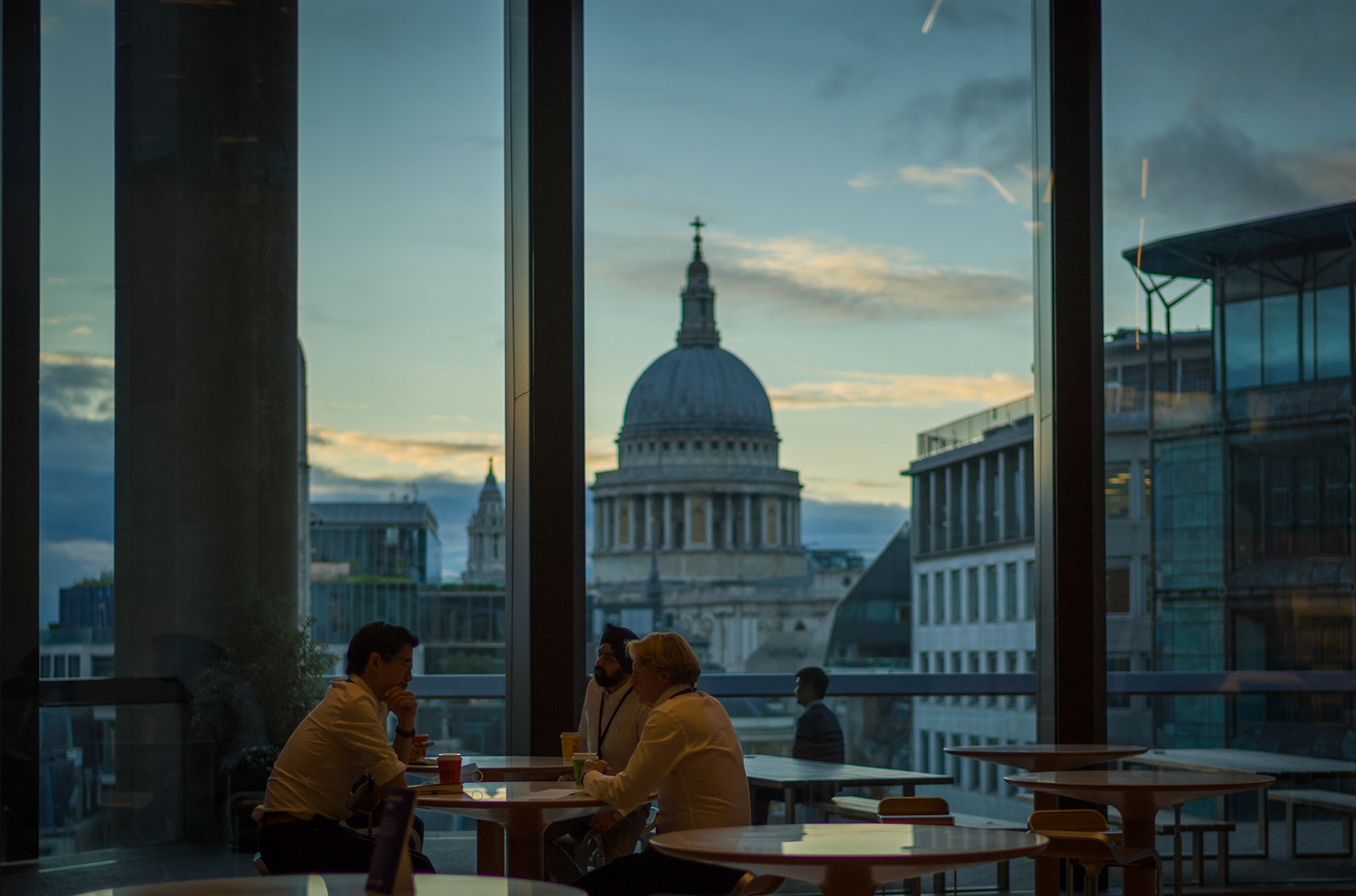 St. Paul View from Bloomberg L.P. Office 