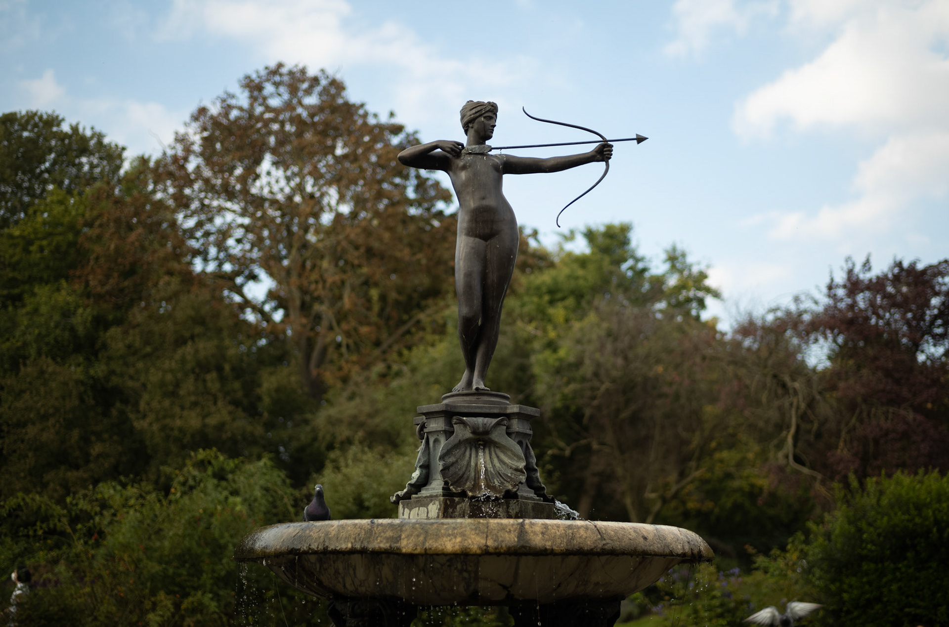 The Huntress Fountain at Hyde Park