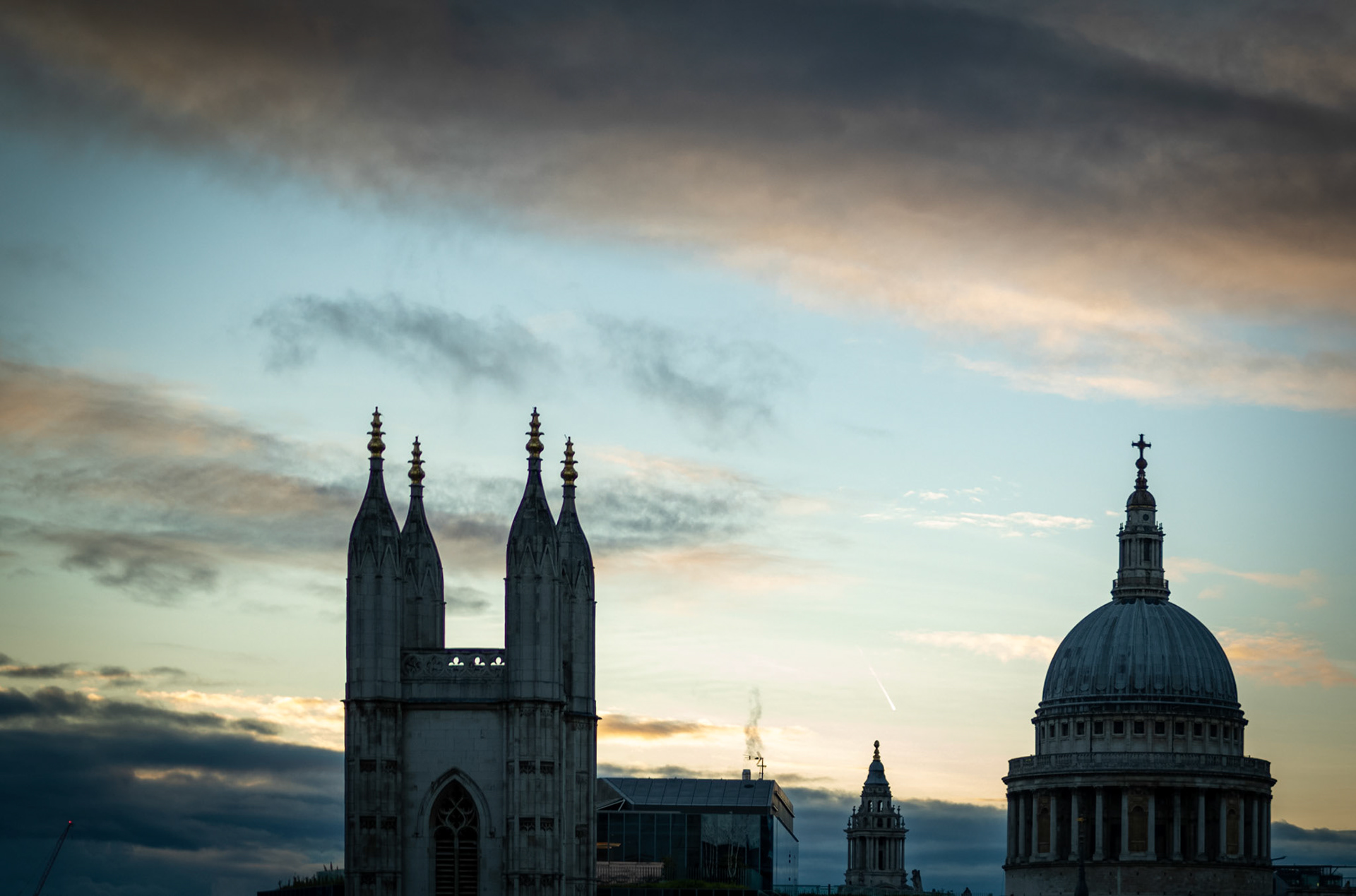 St Mary and St Paul at Twilight