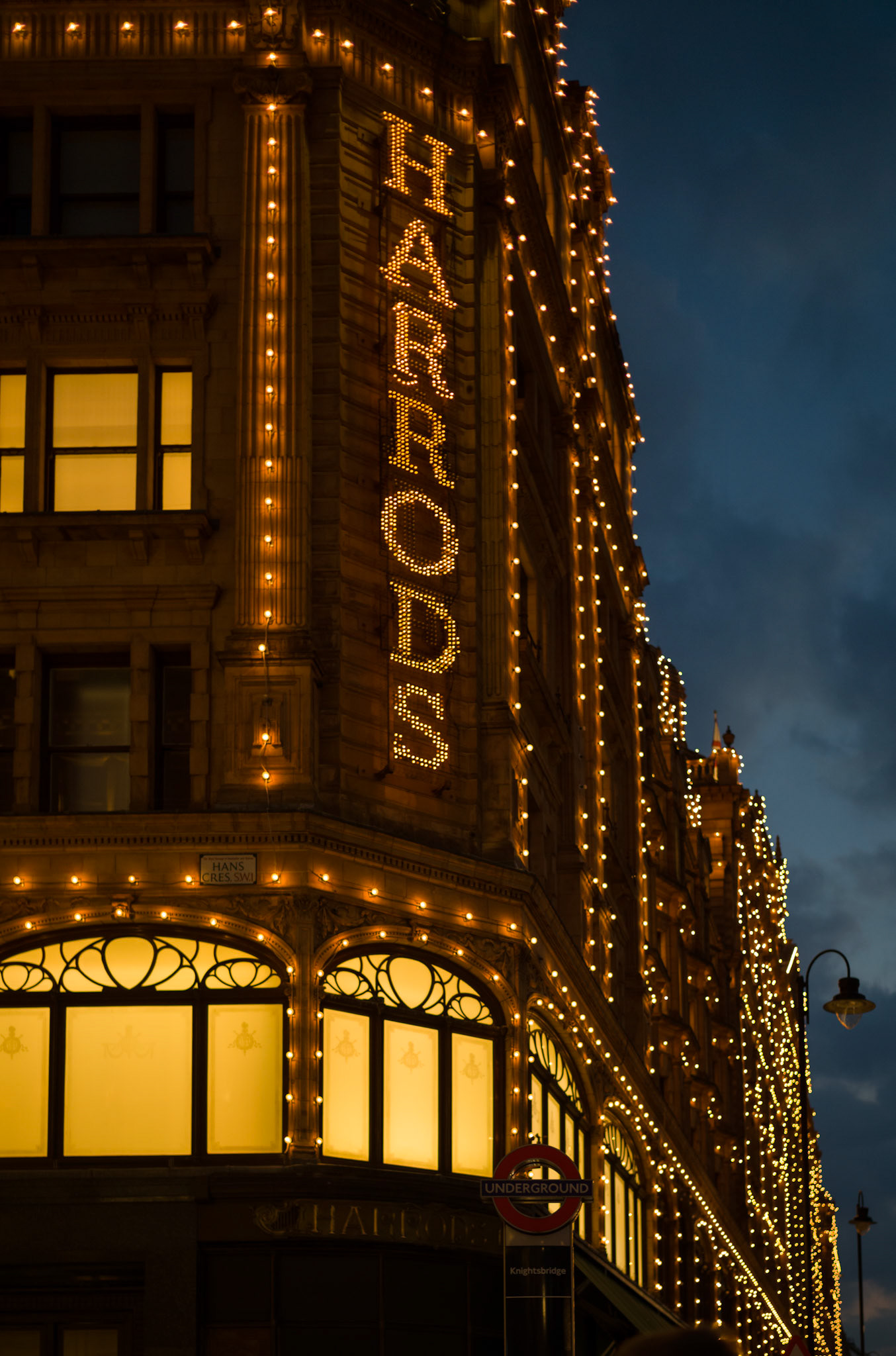 Night Lights of Harrods
