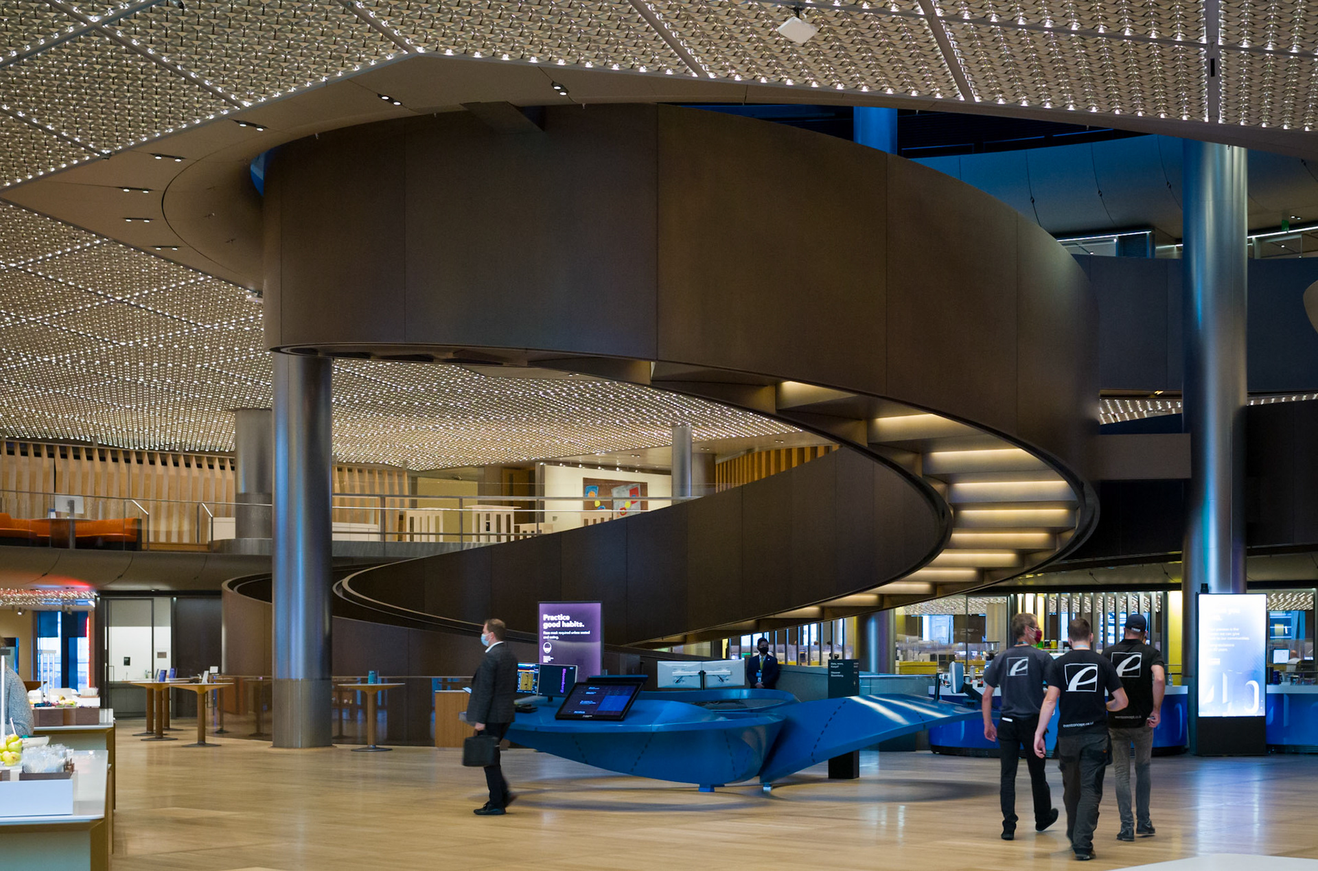 Bloomberg L.P. Office Spiral Stair