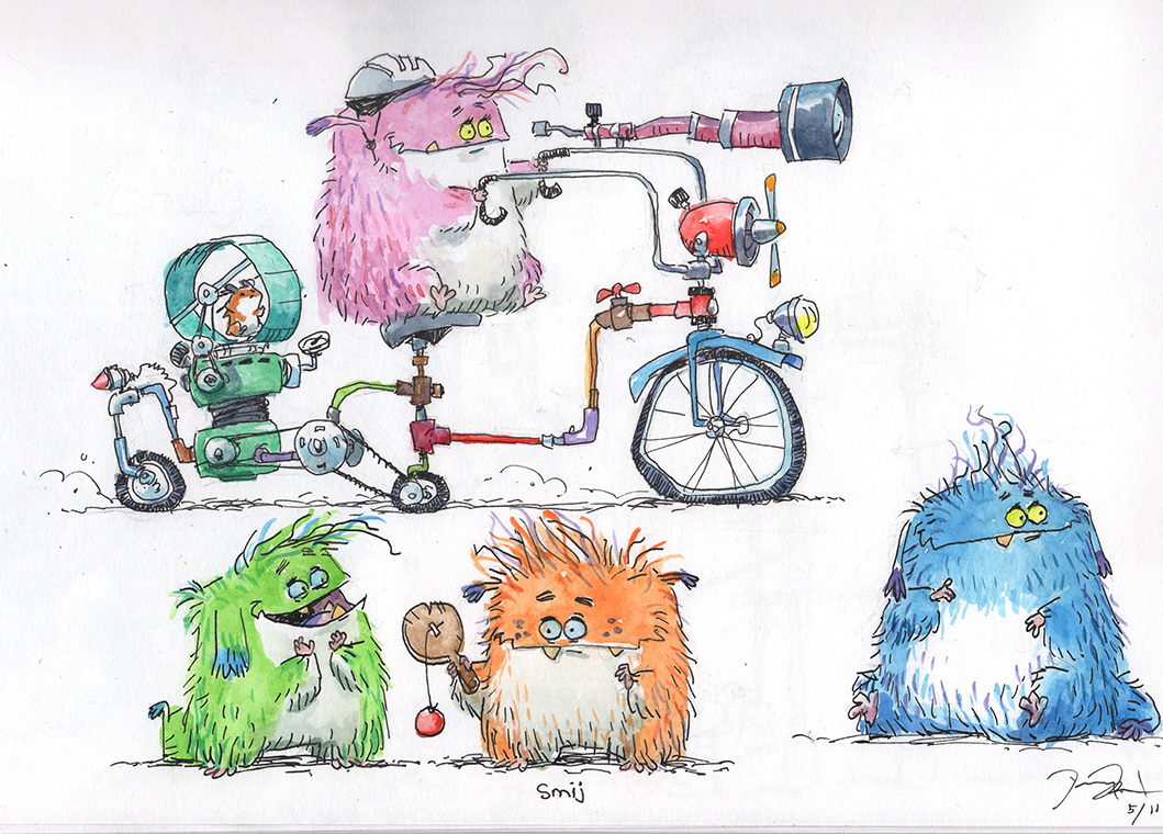Sketchbook Traditional Media - watercolor and ink