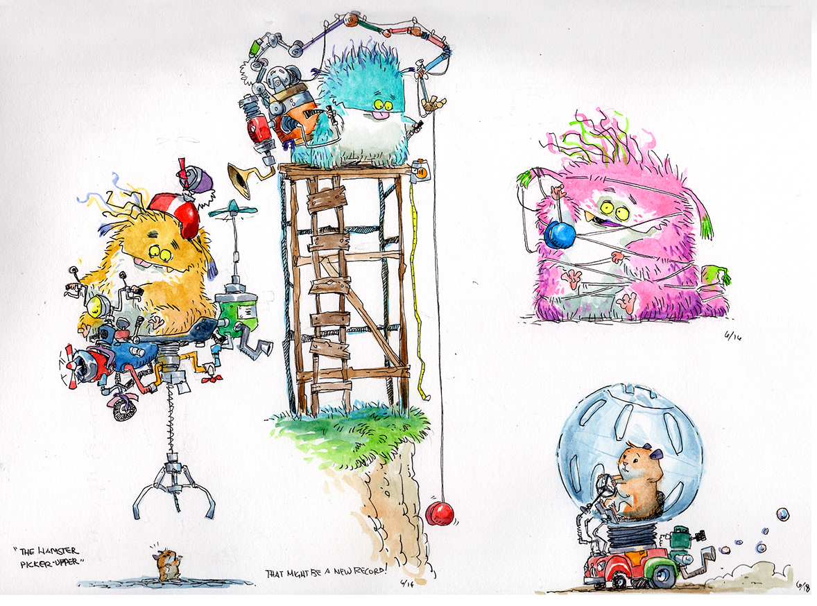Sketchbook Traditional Media - watercolor and ink