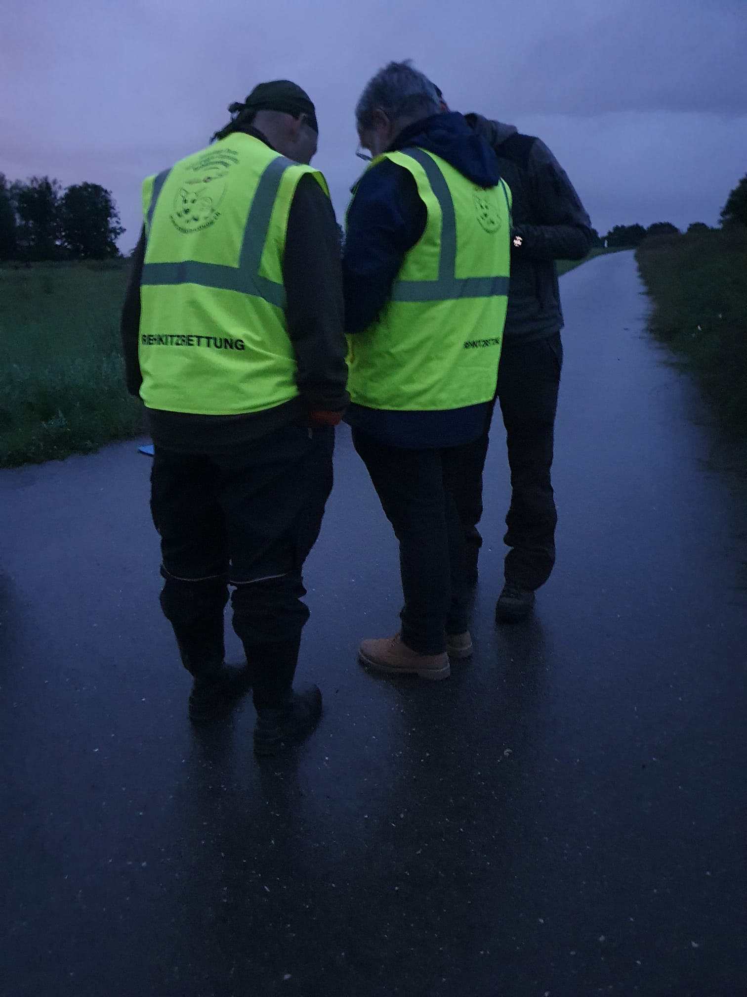 Regenpause - hängende Köpfe