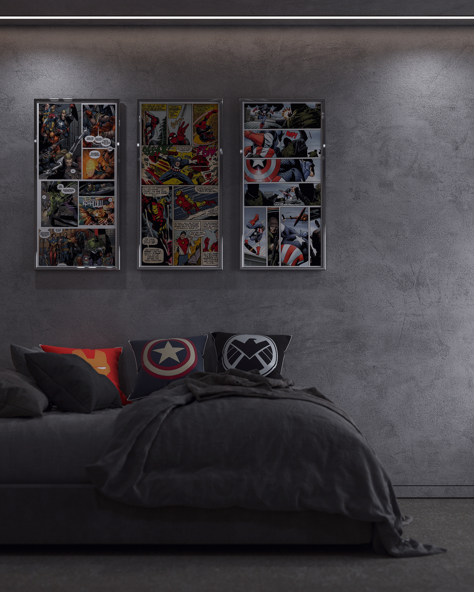 interior nash concrete minimal folding origami wood beton bebitalia graffiti minimalistic living sofa fireplace lighting tv area pot shelves view kitchen island stainless steel armchair master bedroom wardrobe glass tinted bathroom antoniolupi