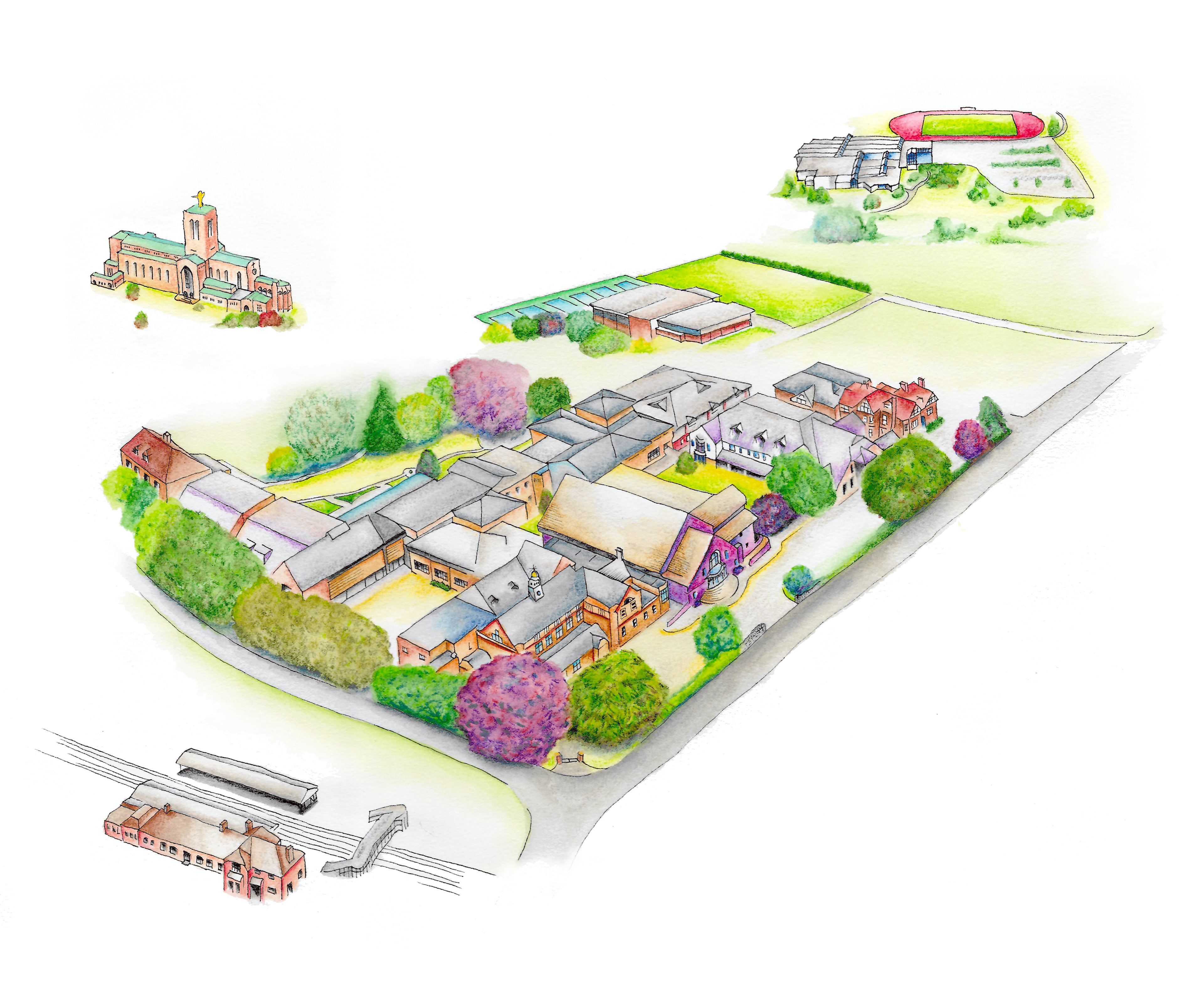 GUILDFORD HIGH SCHOOL MAP