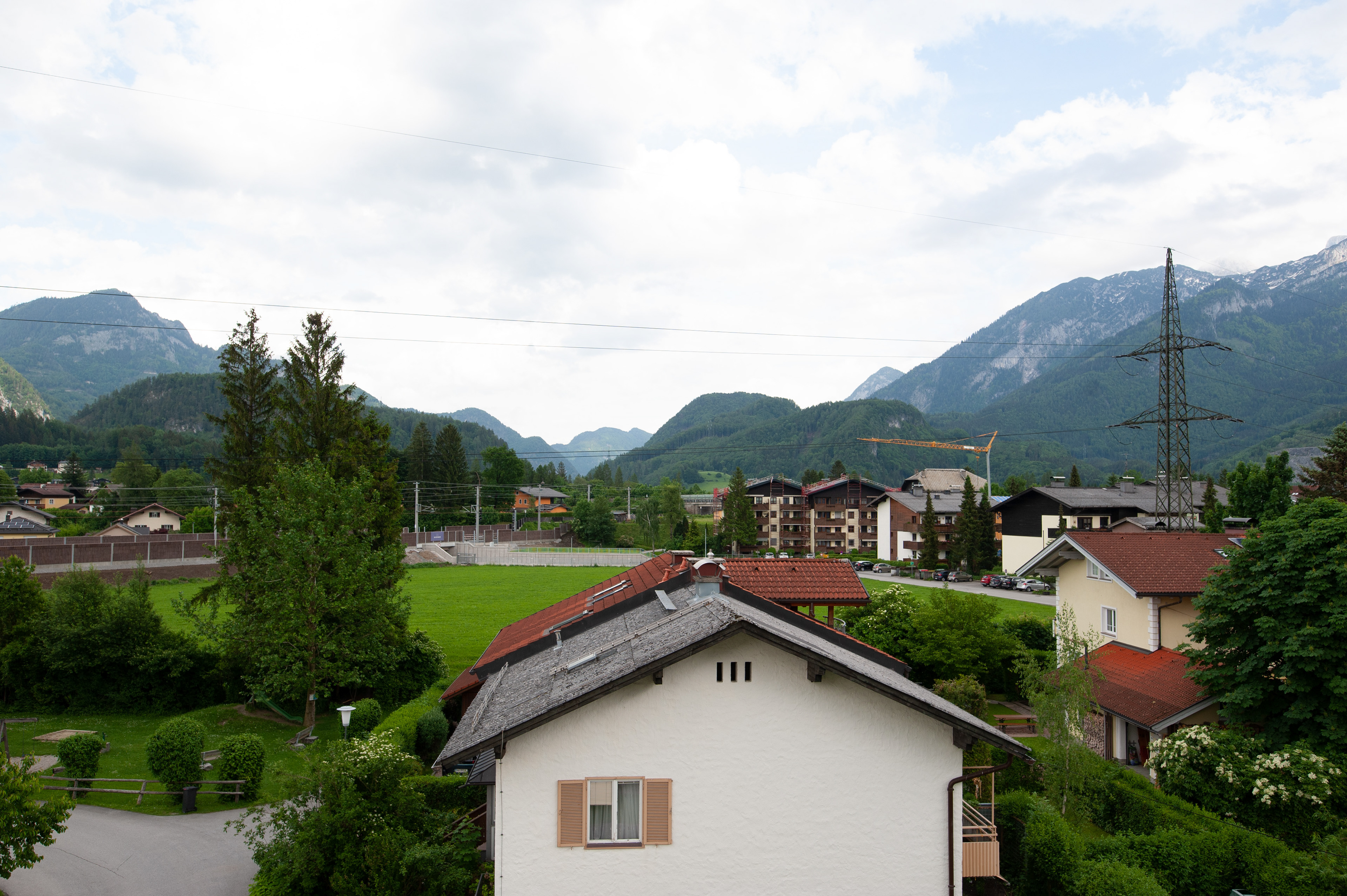 Blick aus Wohnzimmer