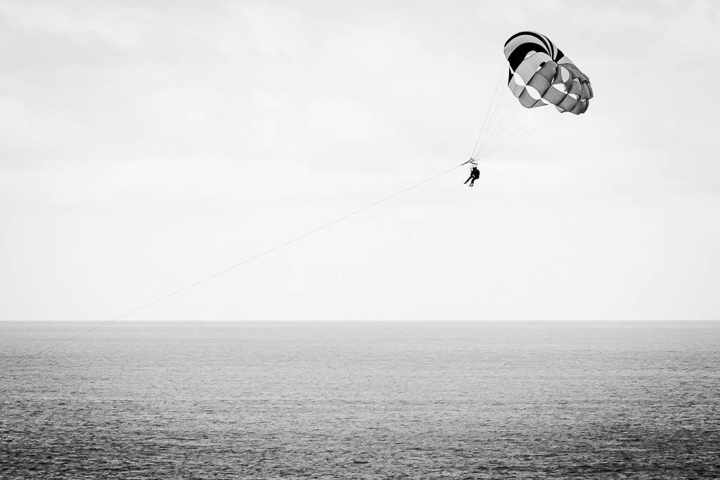 Floating in the air