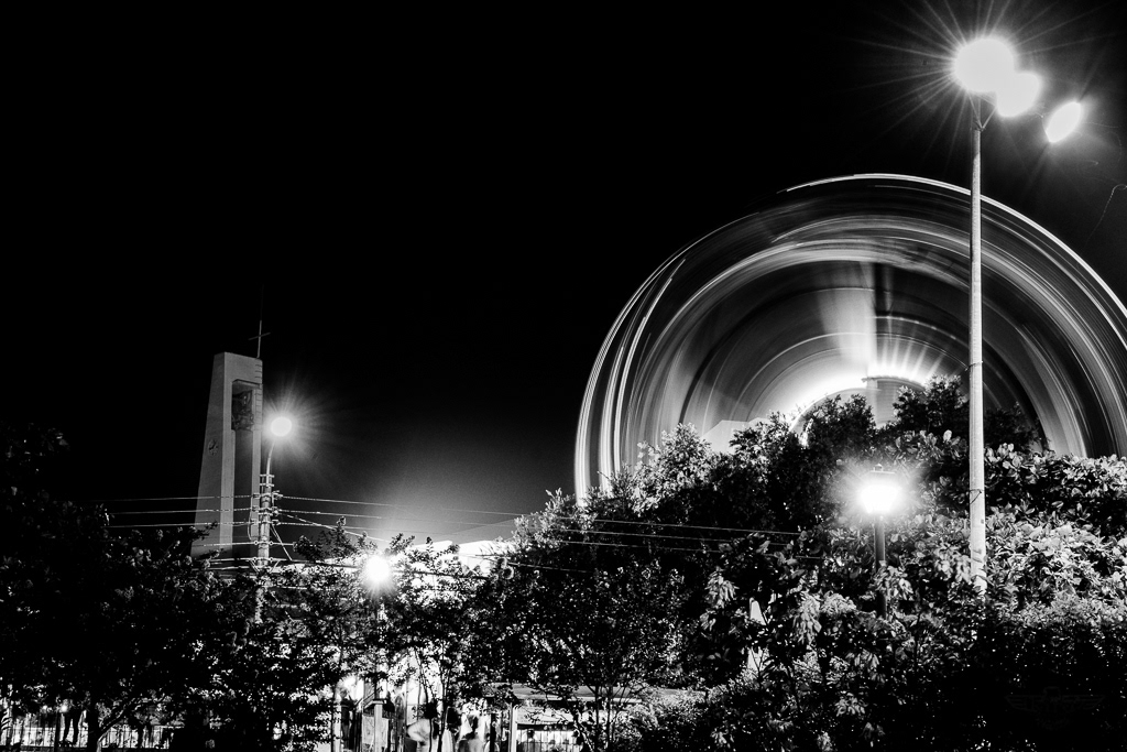 Carrousel in town