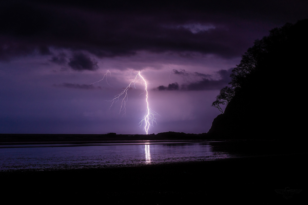 Thunderstorm at the beach
