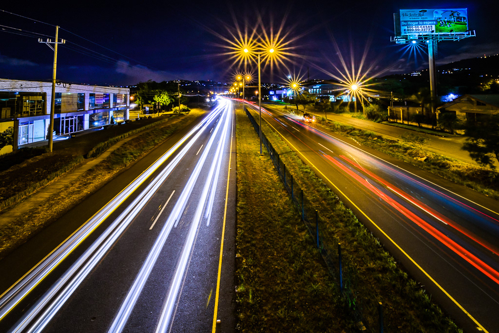 27 Route at night