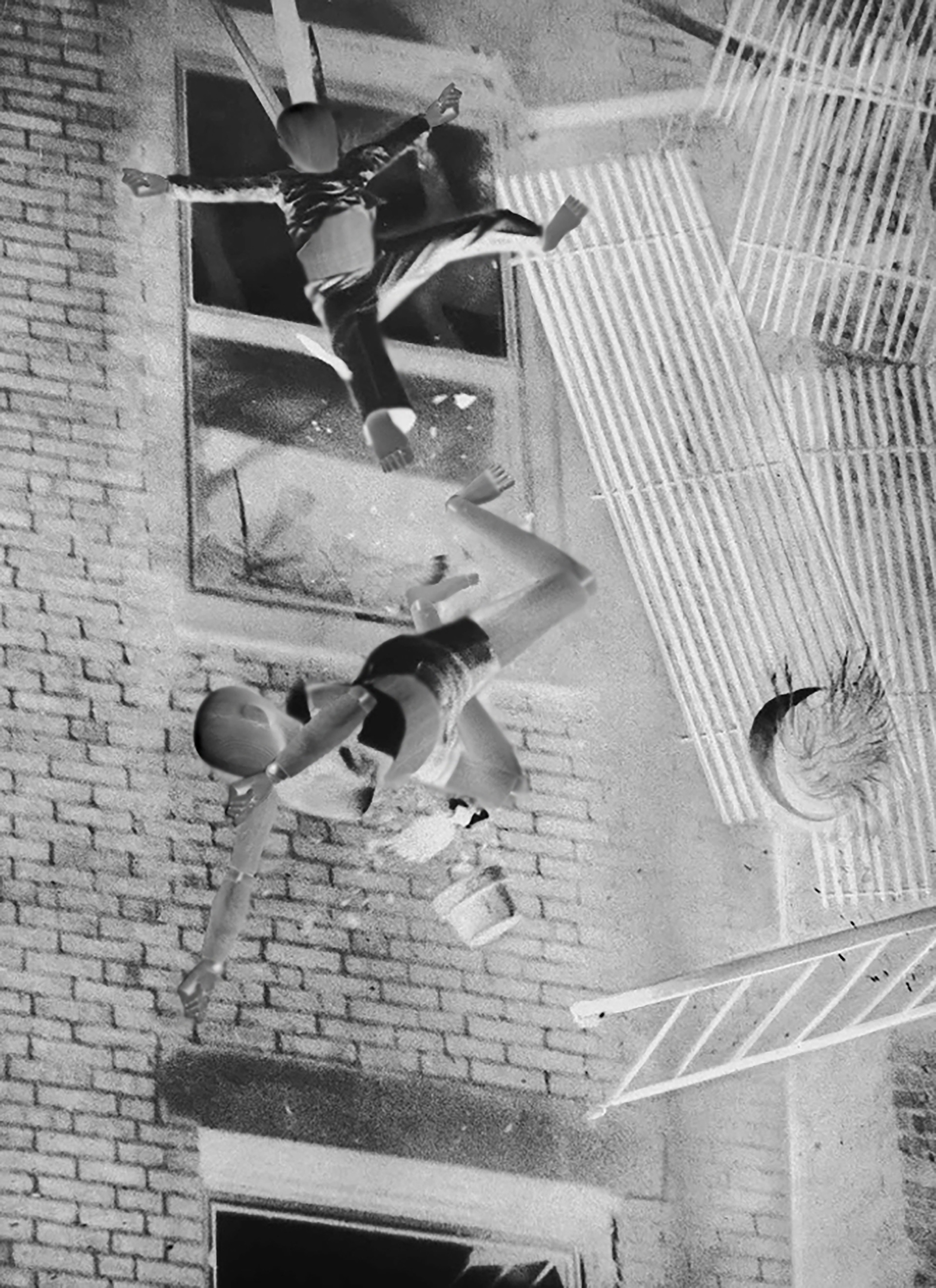 Edit #1 | Falling Fire Escape | Stanley Forman 1975