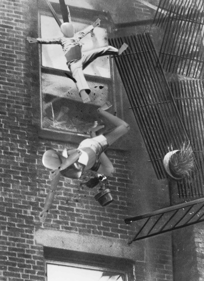 Edit #2 | Falling Fire Escape | Stanley Forman 1975