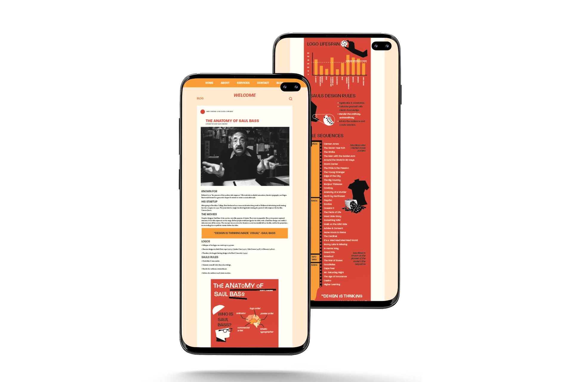 Blog- Phone view