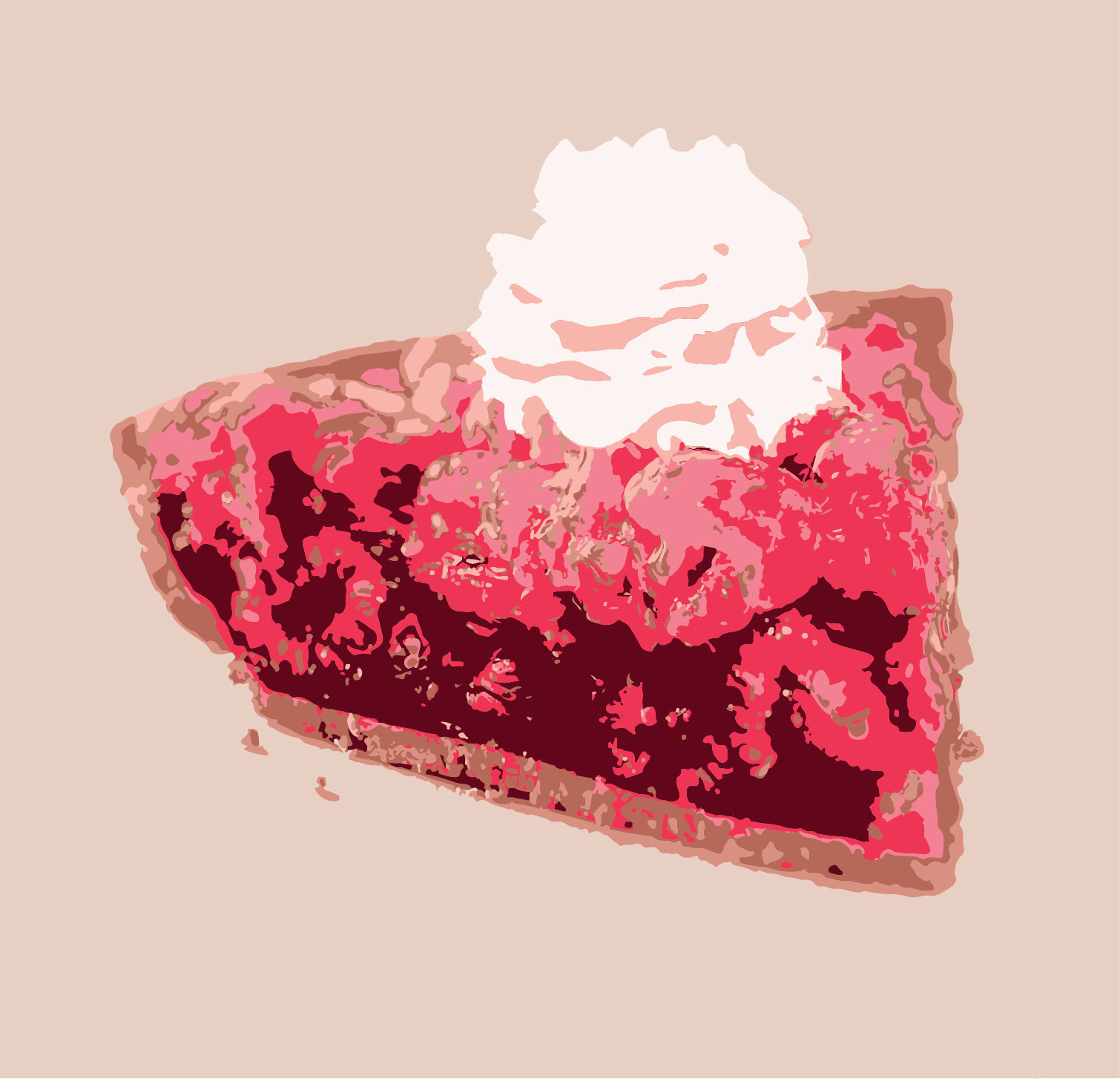 raspberry pie illustration