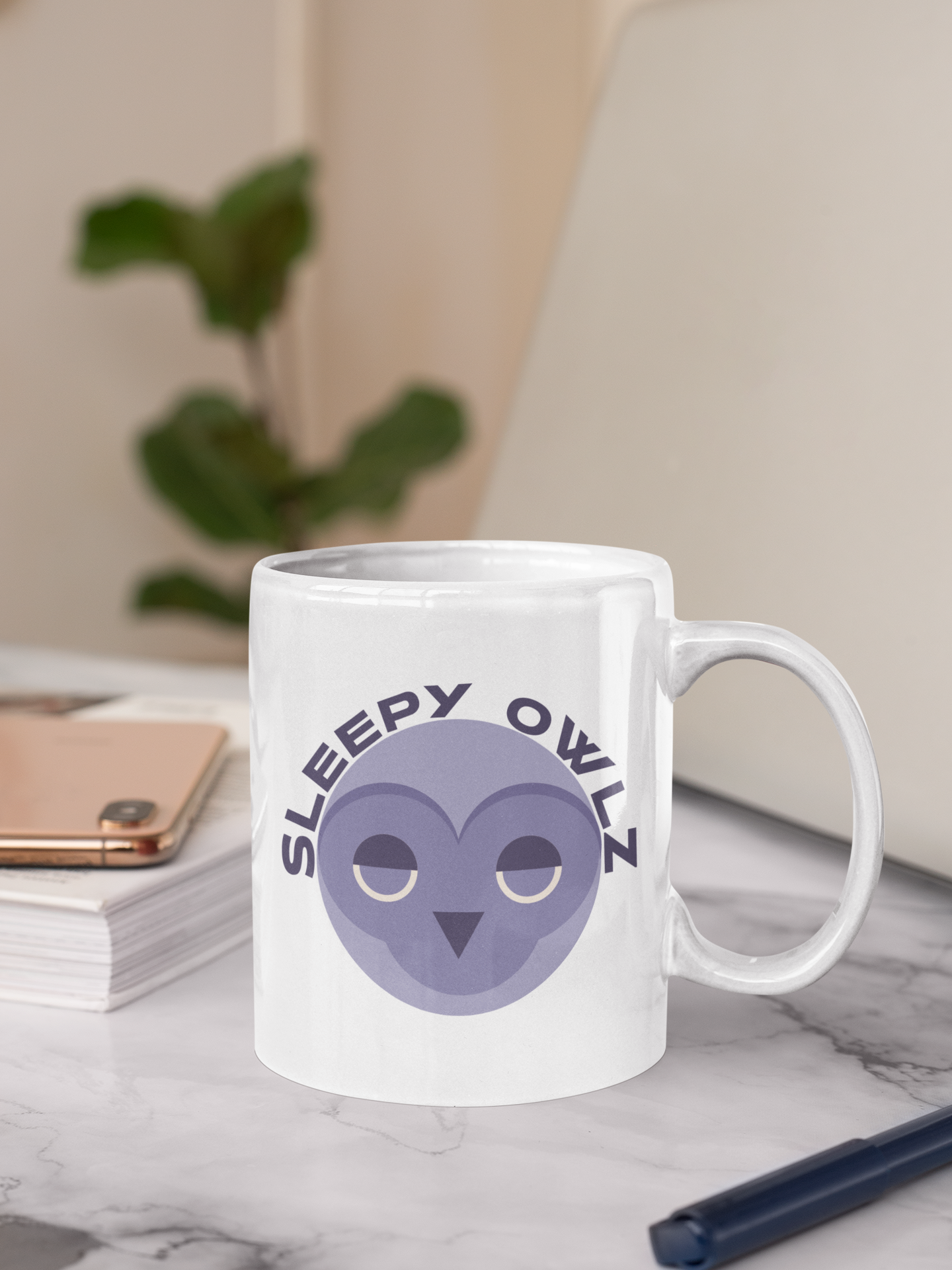 logo on mug
