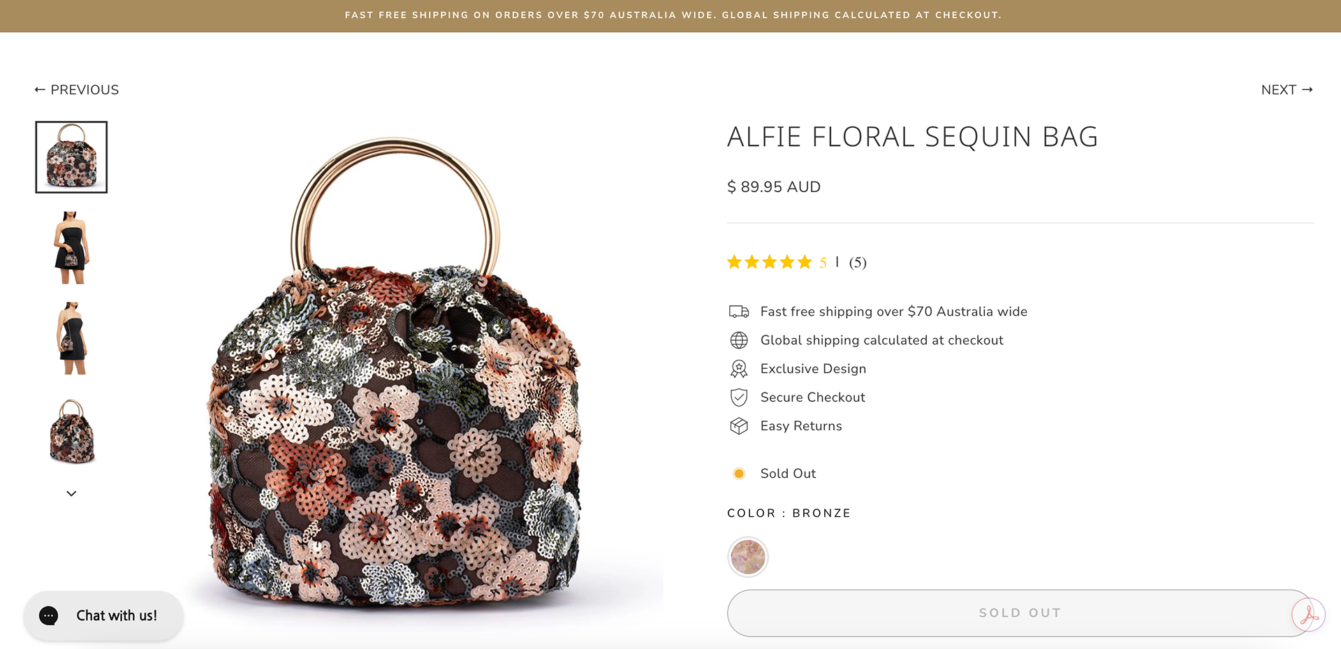 e-commerce in website