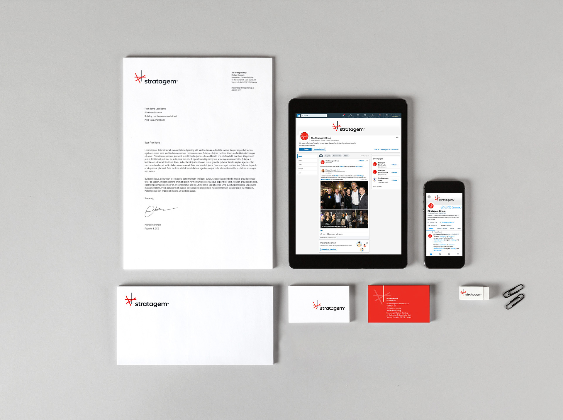 Stratagem Print and Digital Applications