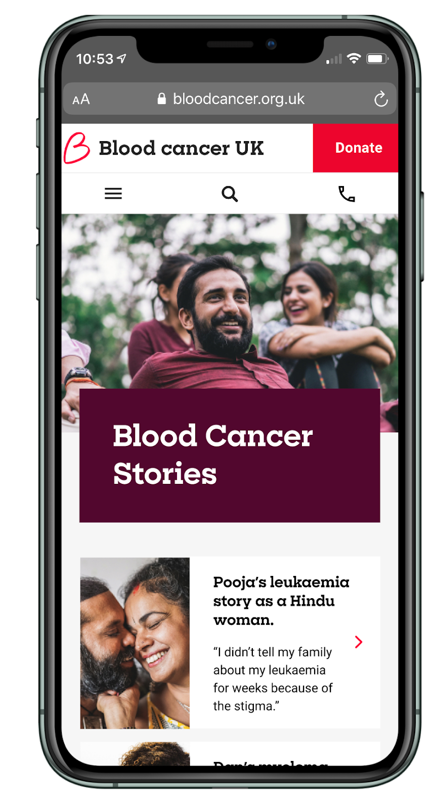 Our high fidelity prototype, built using Figma