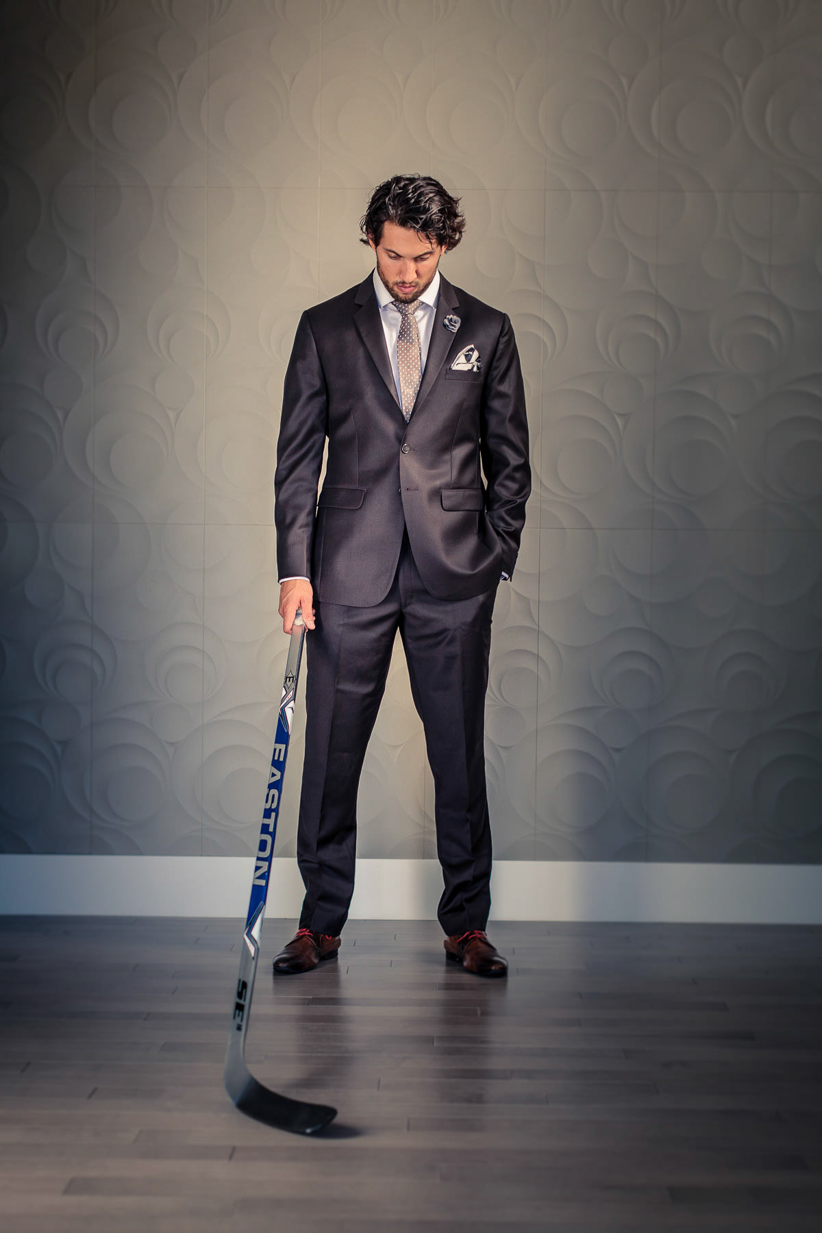 Joseph Chanan Suits - Brenden Dillon of the San Jose Sharks