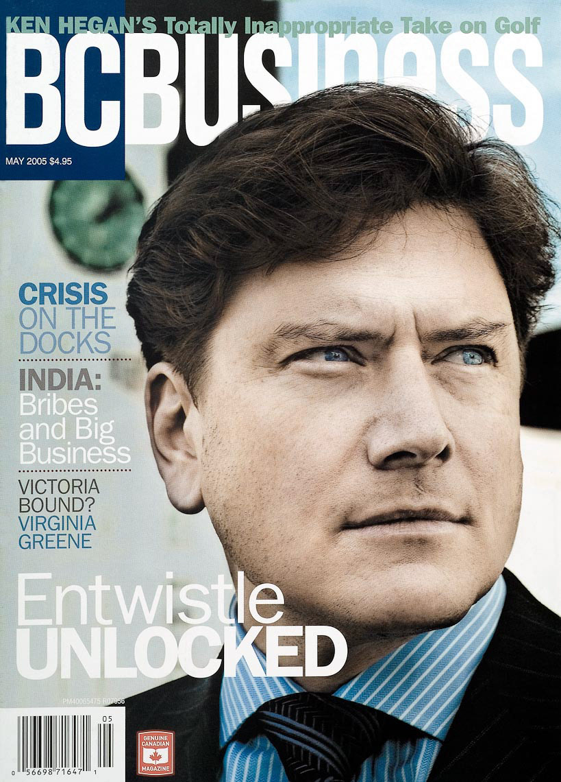 Darren Entwistle for BC Business Magazine