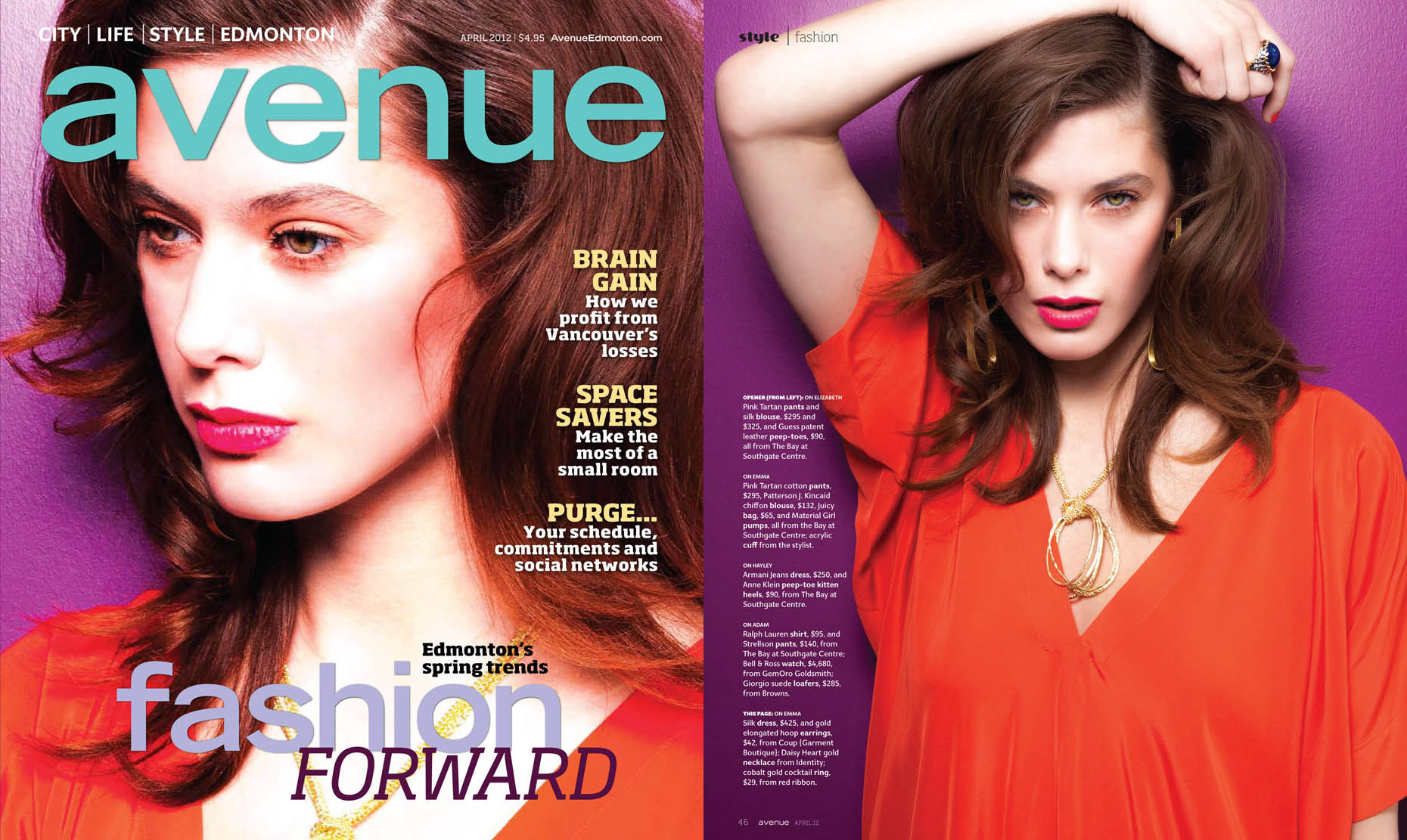 Avenue Magazine Spring Fashion Spread