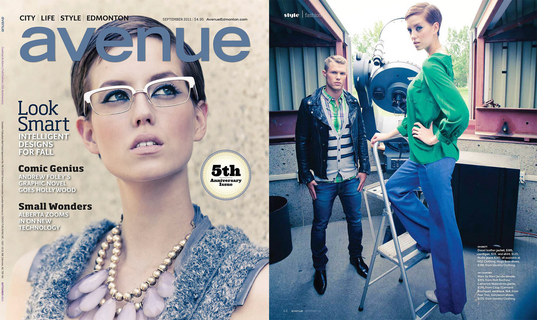 Avenue Magazine Fall Fashion Spread