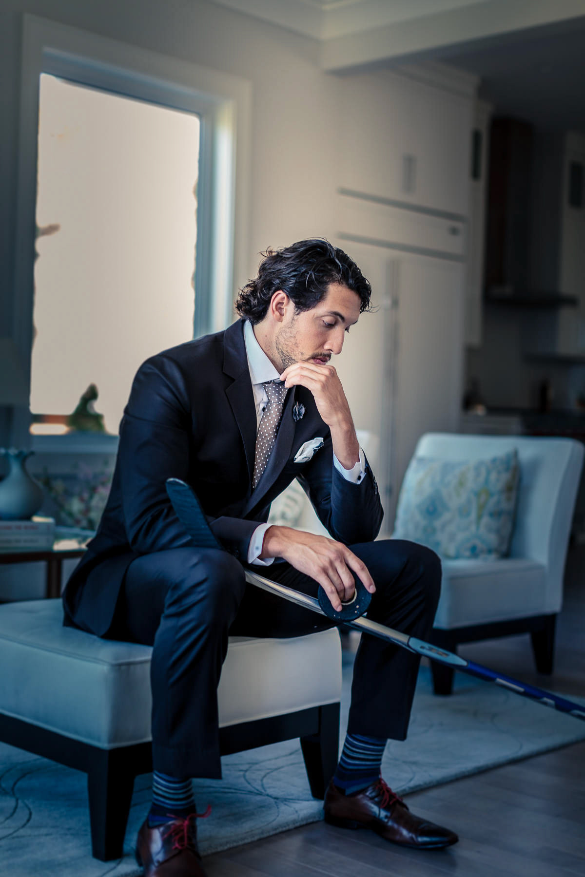 Joseph Chanan Suits - Brenden Dillon of the San Jose Sharks