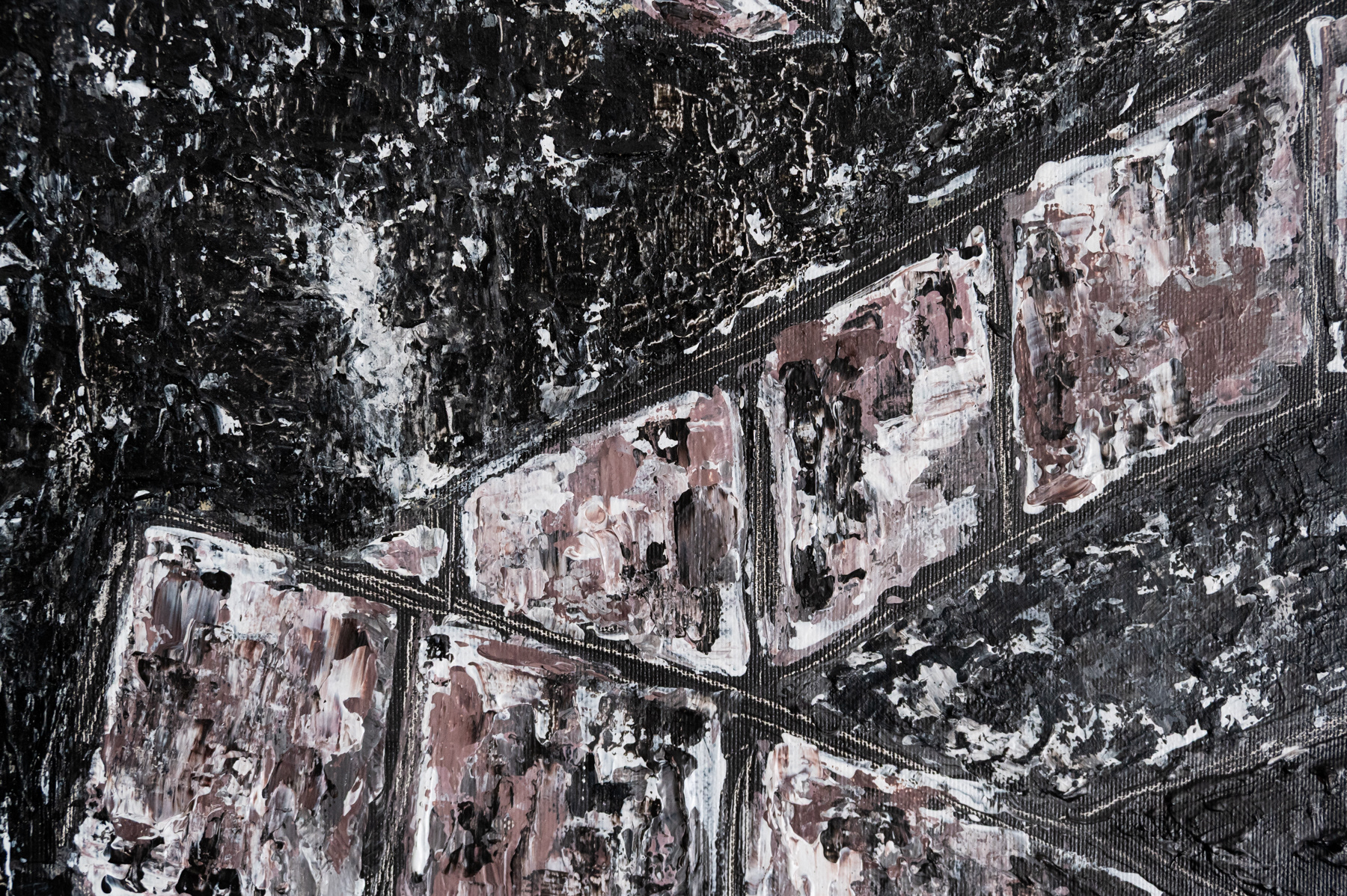 Beton, akryl na plátně, 40x50, 2026