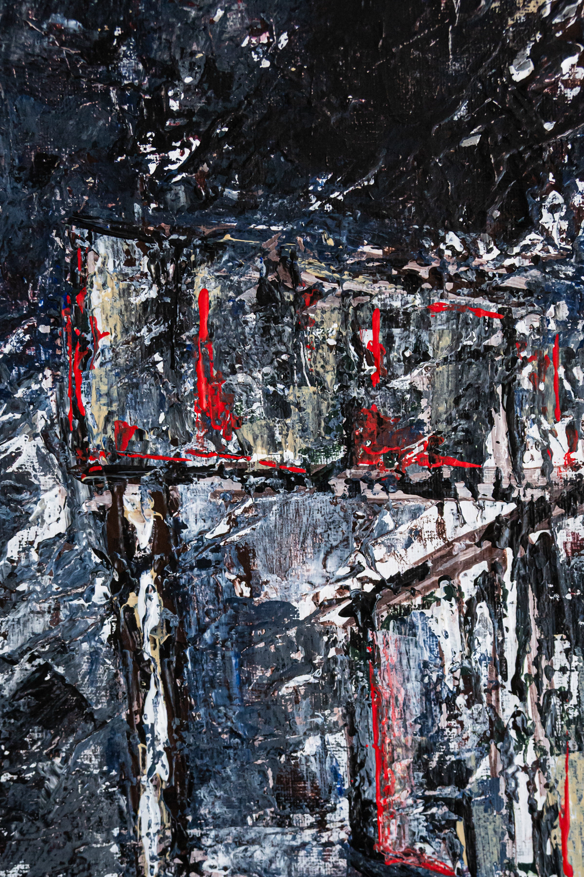 Odrazy II, Odrazy I, akryl na plátně, 40x40, 2026
