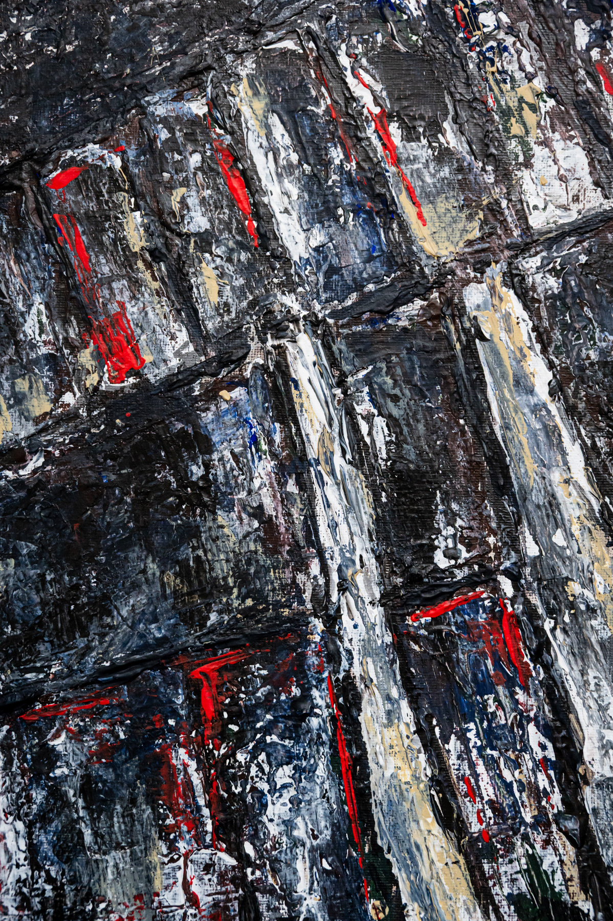 Odrazy I, akryl na plátně, 40x40, 2026