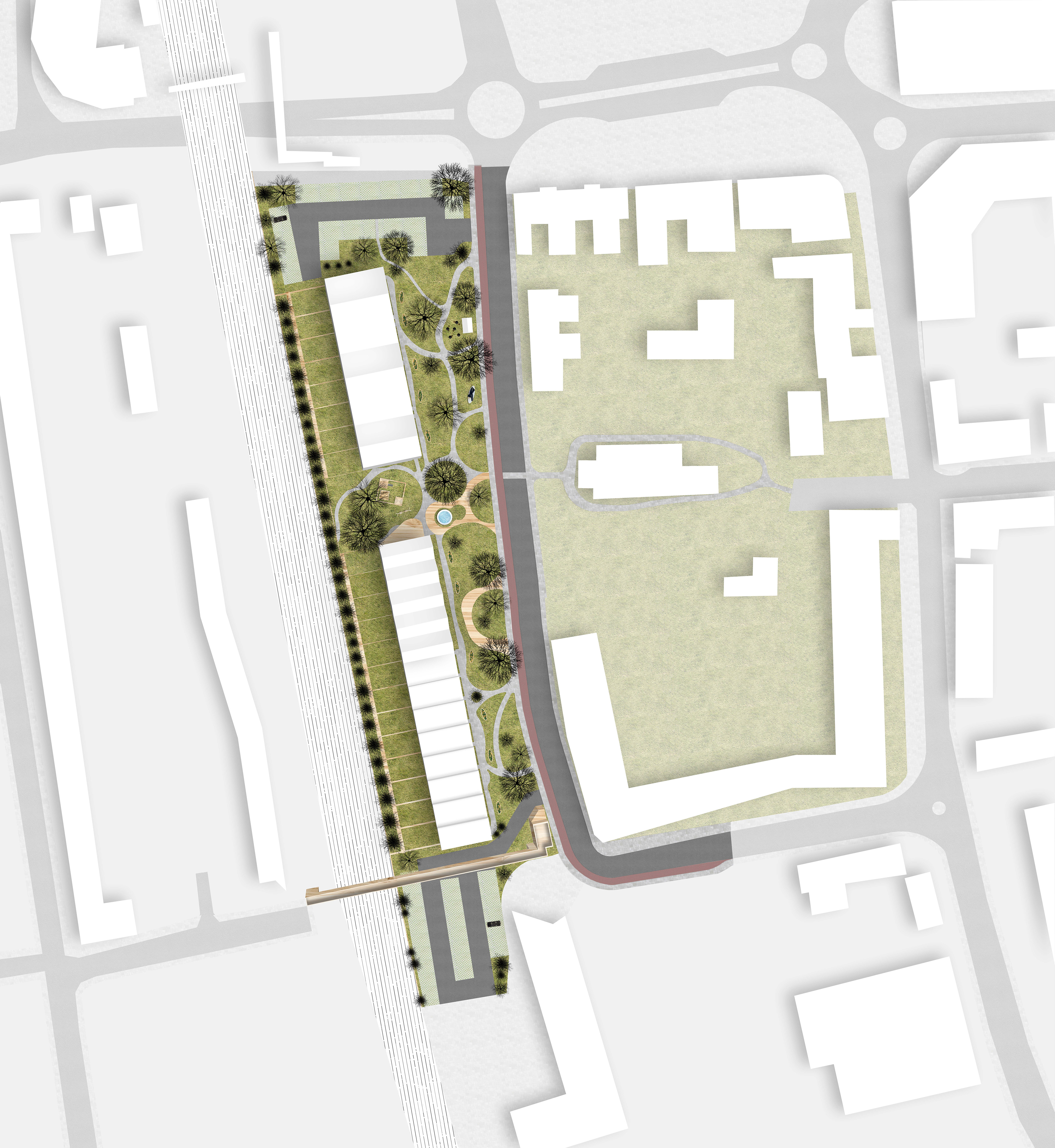 Final Masterplan for Becket Street site