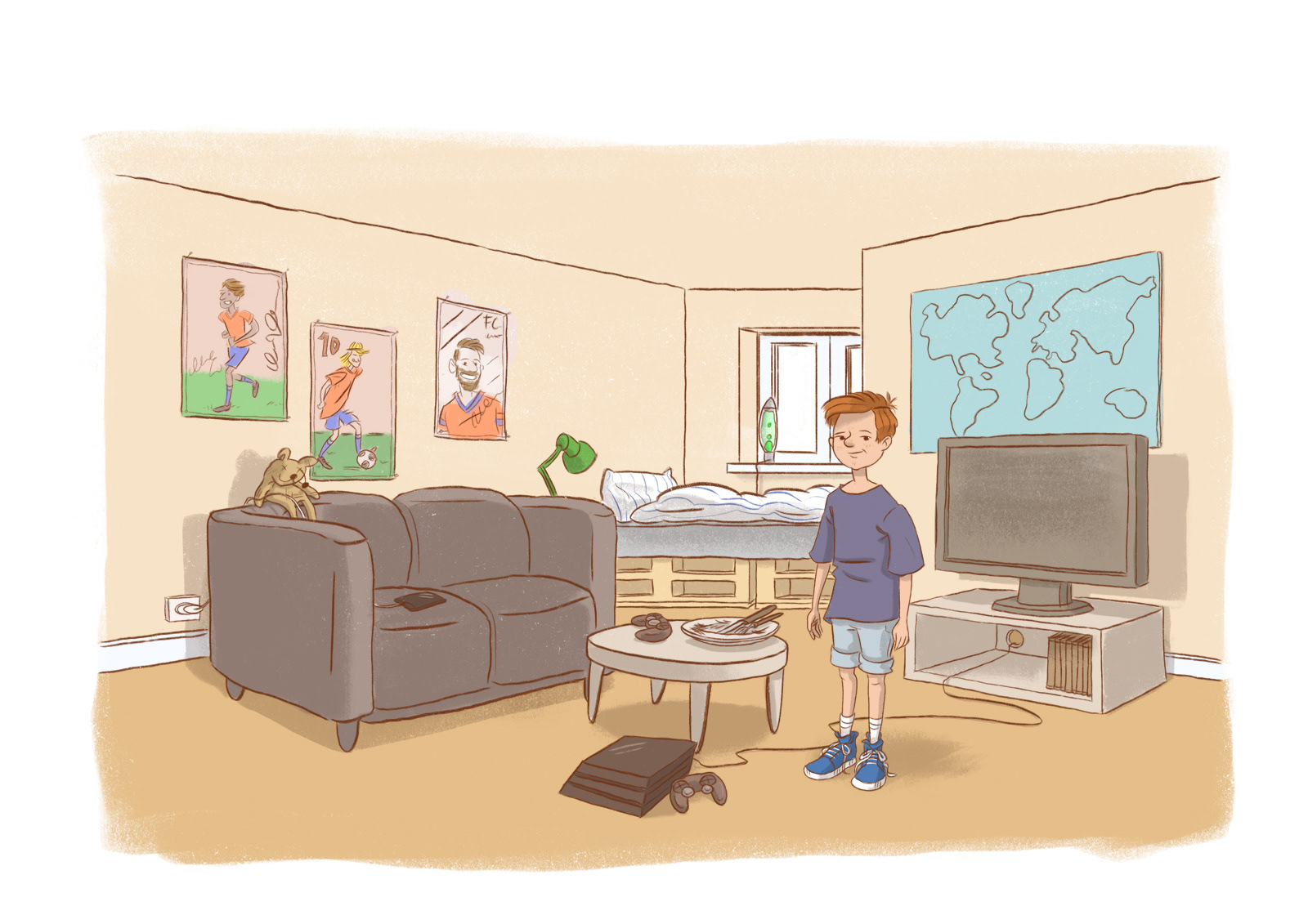 illustration, danish illustrator, drawings, tegninger, tegning, letlæsningsbøger, børnebøger, marianne pryning, pryning, dansk illustrator, digital tegning, digital drawing, dansk tegner, København, Copenhagen, tegner i København