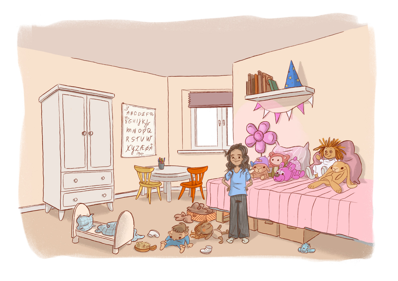 illustration, danish illustrator, drawings, tegninger, tegning, letlæsningsbøger, børnebøger, marianne pryning, pryning, dansk illustrator, digital tegning, digital drawing, dansk tegner, København, Copenhagen, tegner i København