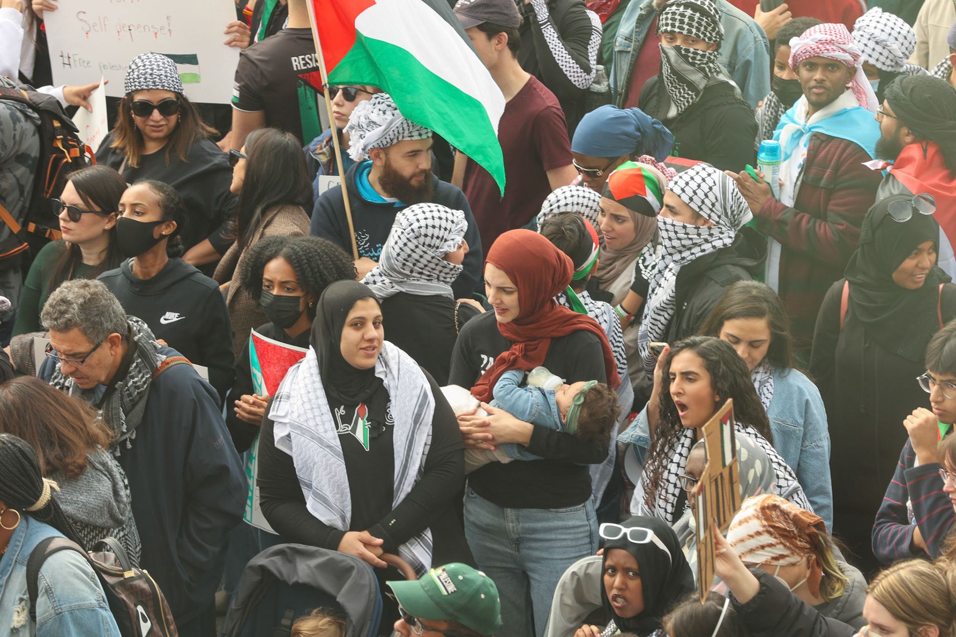 November 4, 2023 - Upwards of 100,000 take over the streets in Washingtono demanding a Ceasefire and condeming Zionism