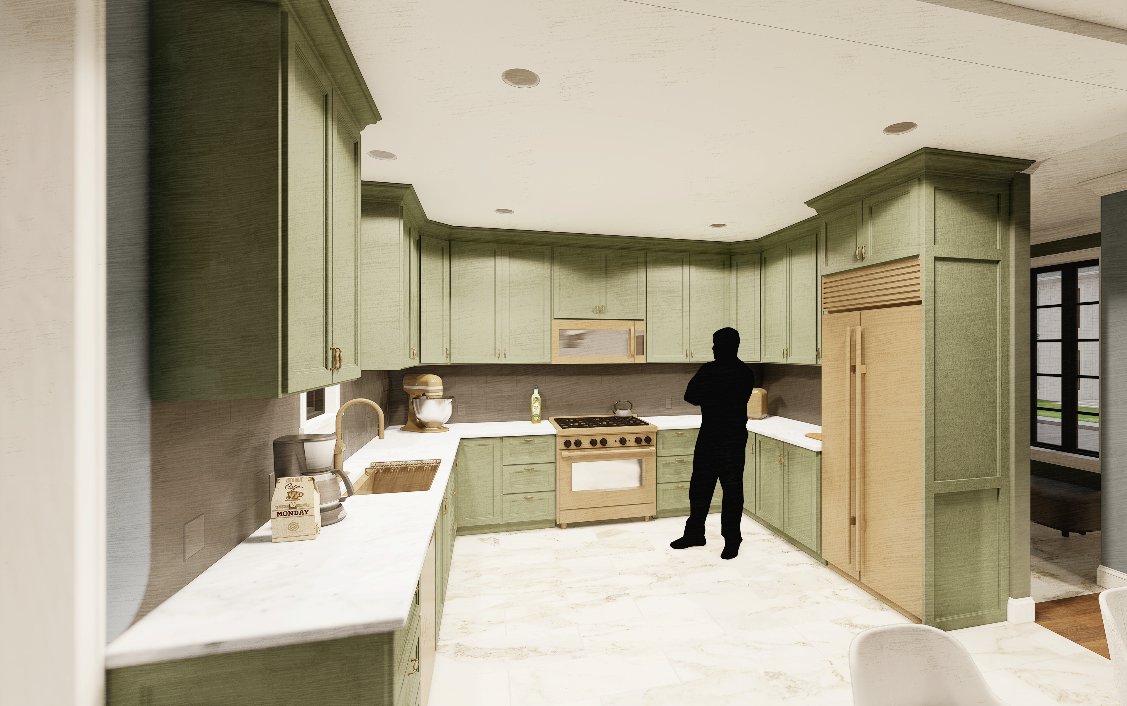 Kitchen from Dining Room
