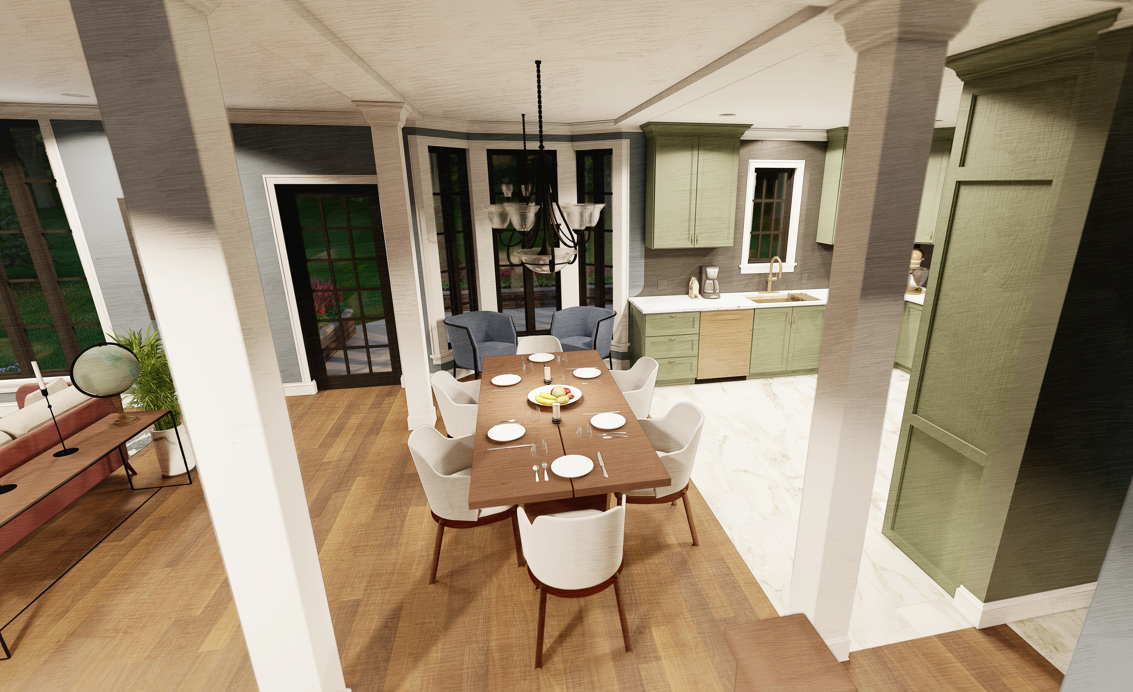 Dining Room from Stairs