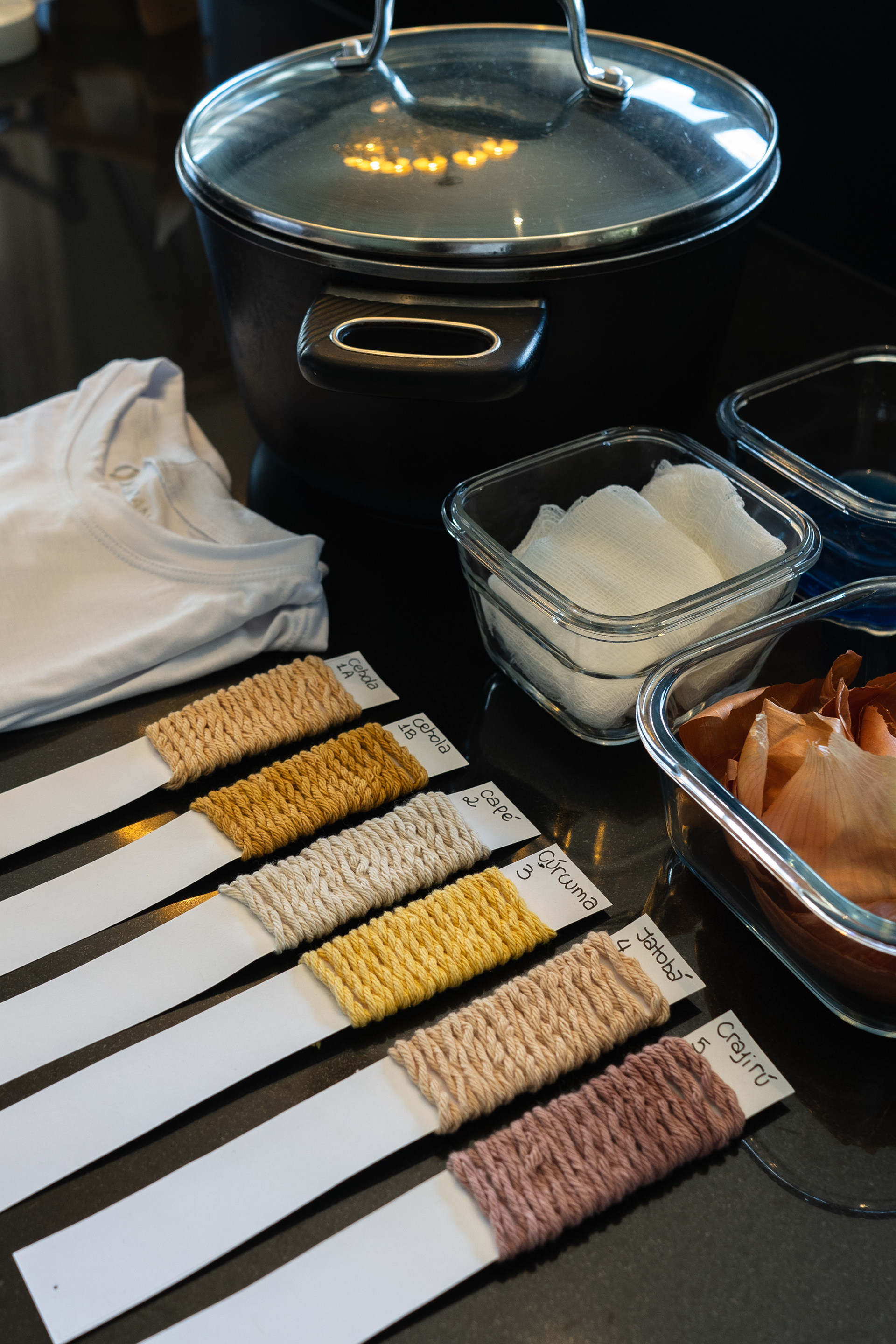 Receita para tingimento natural.