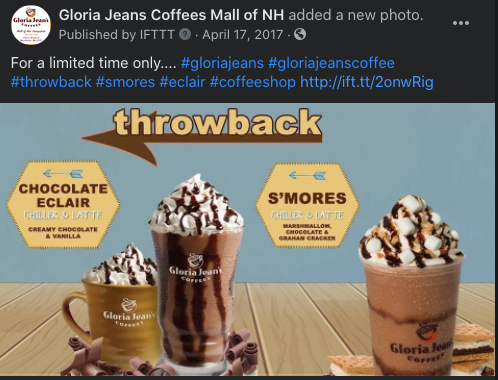 Throwback Thursday promotion