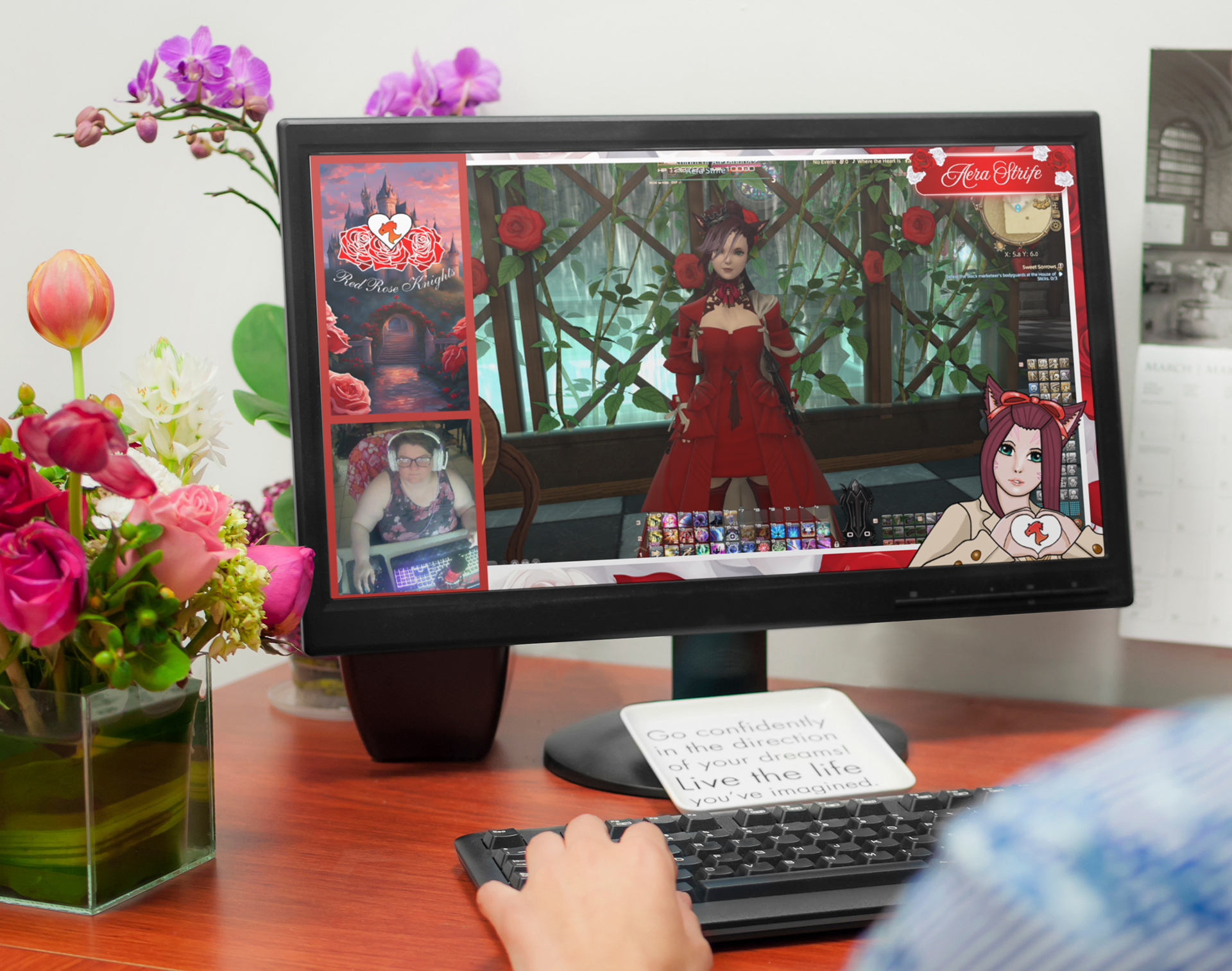 Live Stream Overlay Mock-Up