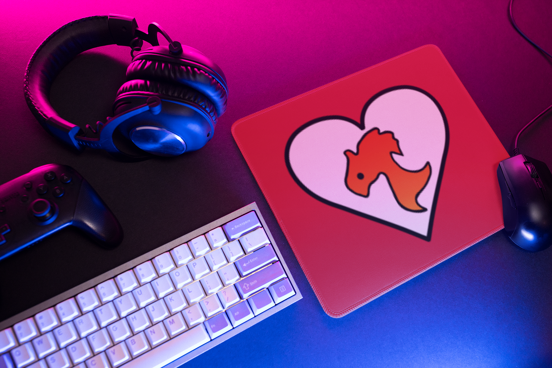 Red Rose Knights Mousepad