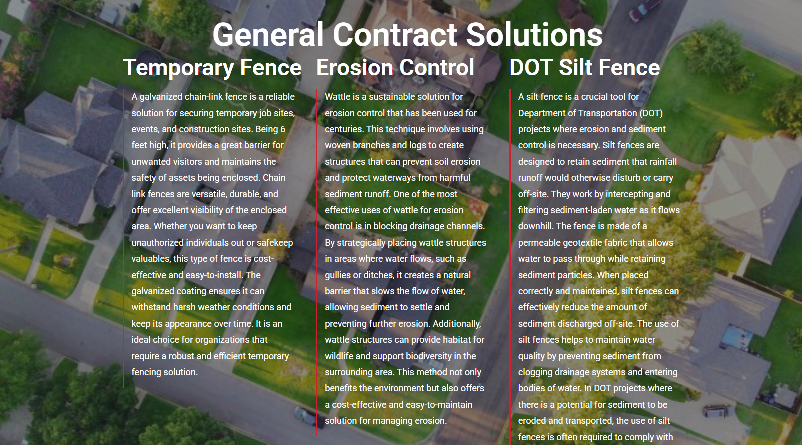 Contractor's Page