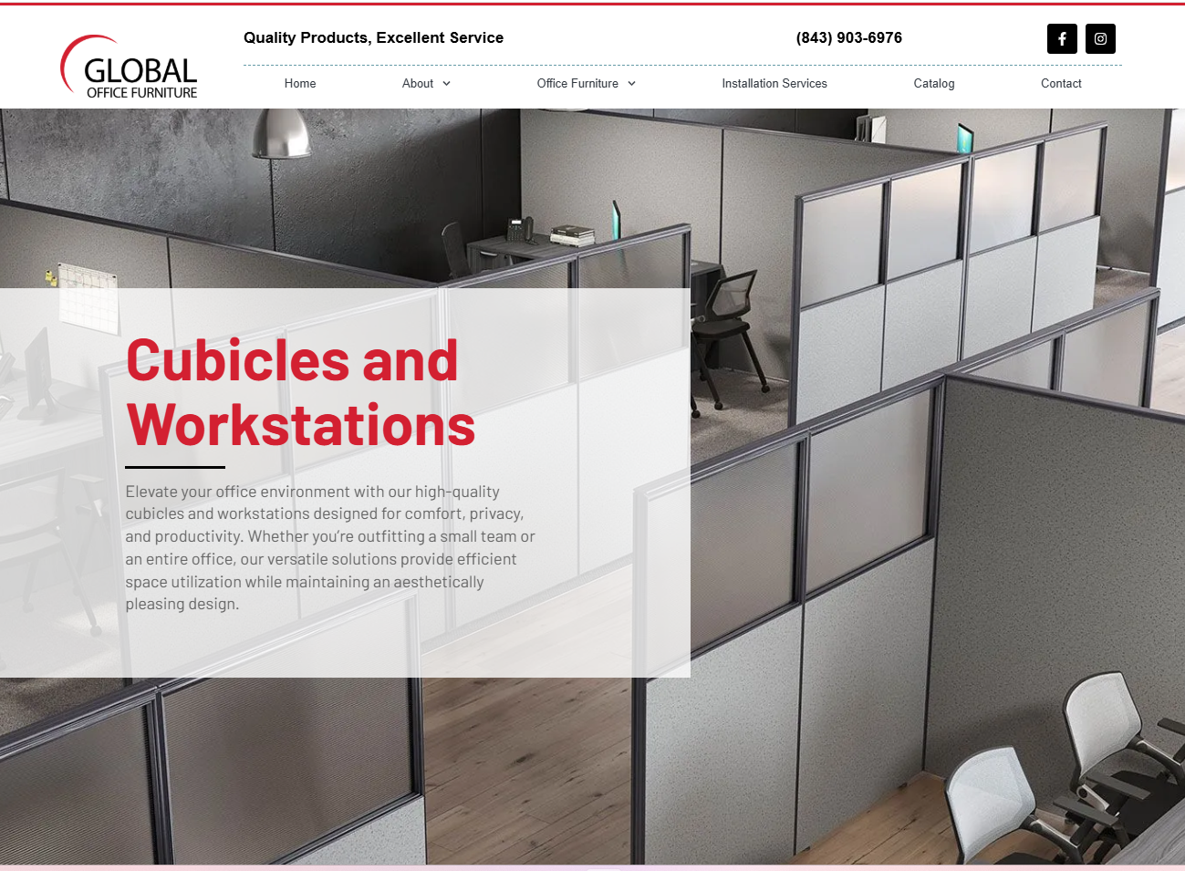 Cubicles and Workstations Page