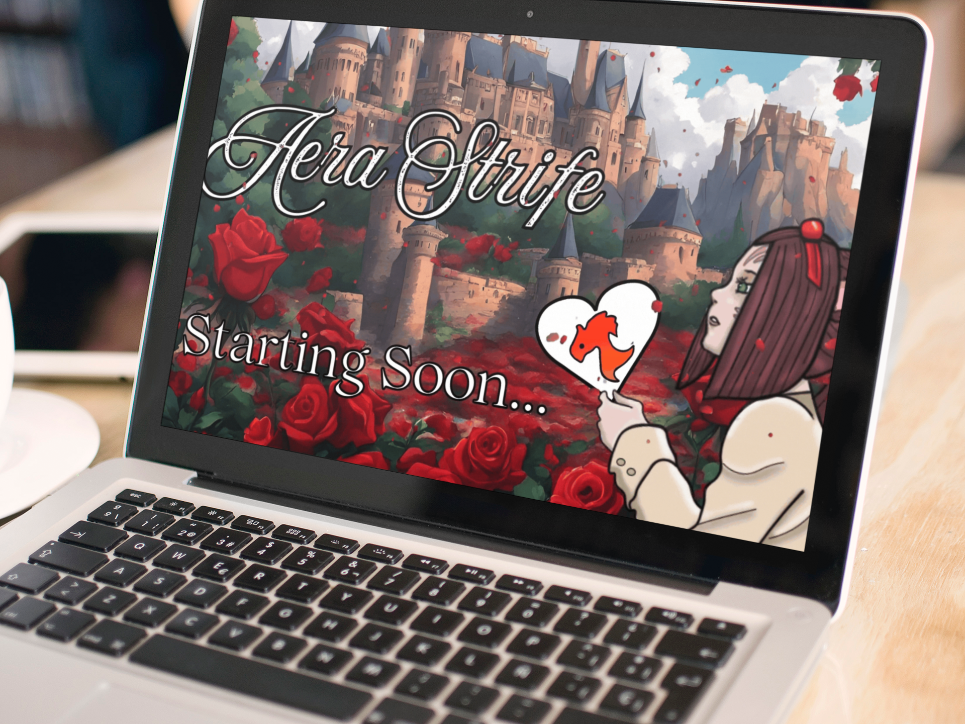 Starting Soon Laptop Mock-Up