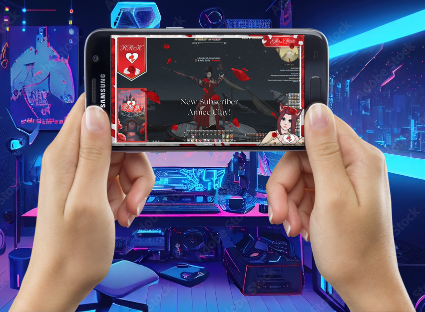 Stream Alert Phone Mock-up