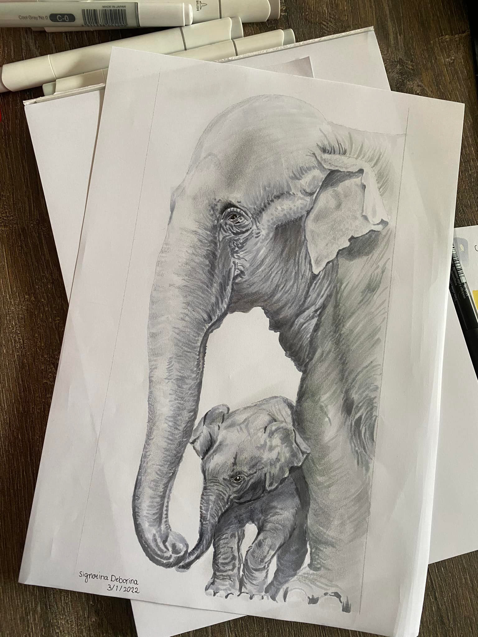 Olifant en kalf (alcohol)