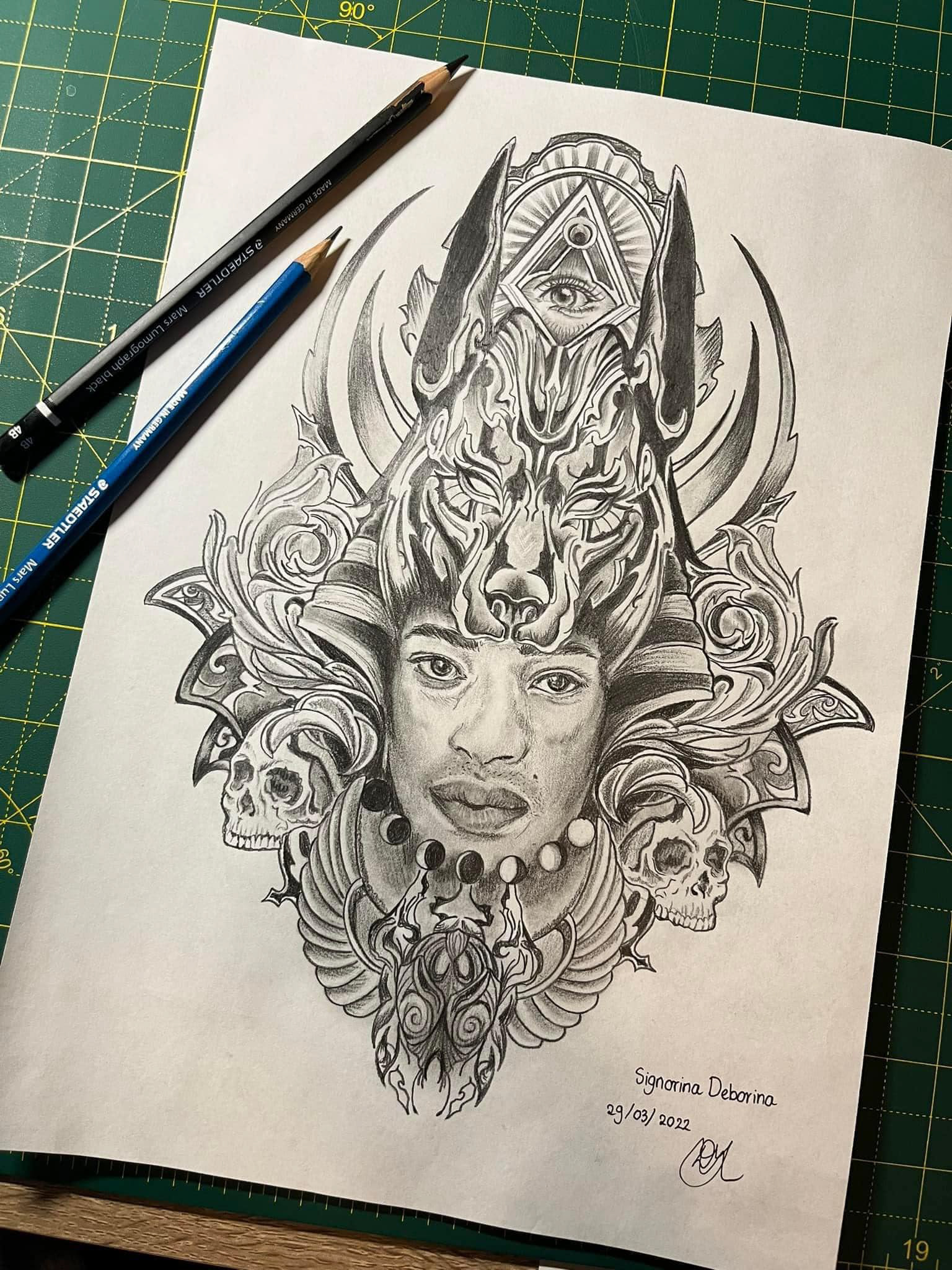 Egyptische mix ( grafiet )