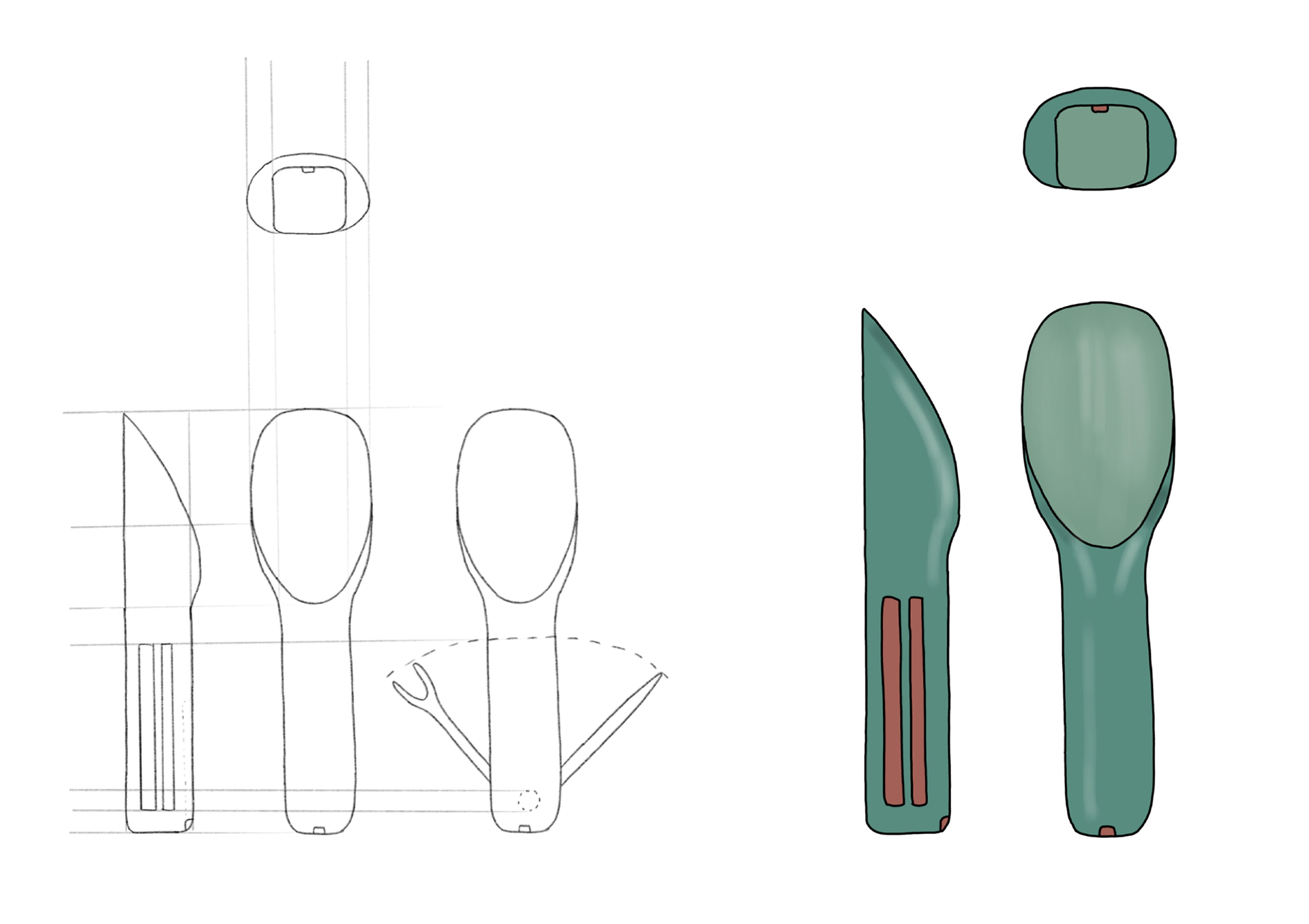 orthographic sketch