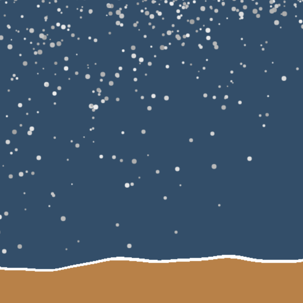 Desert snow
